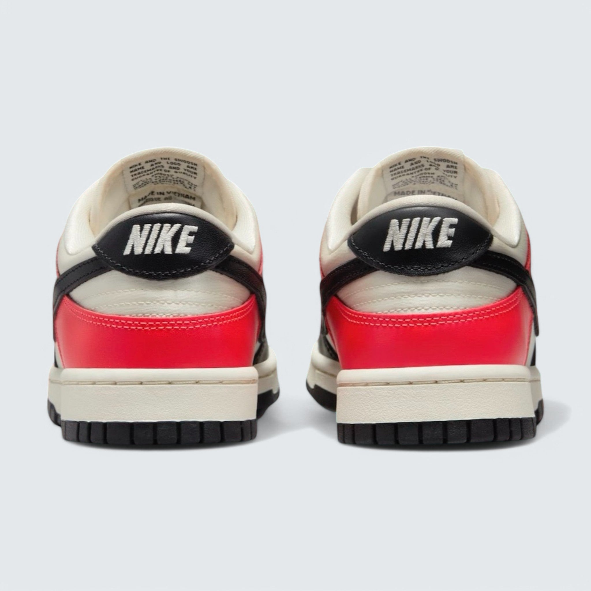 Dunk Low 'Black Toe Bright Crimson'