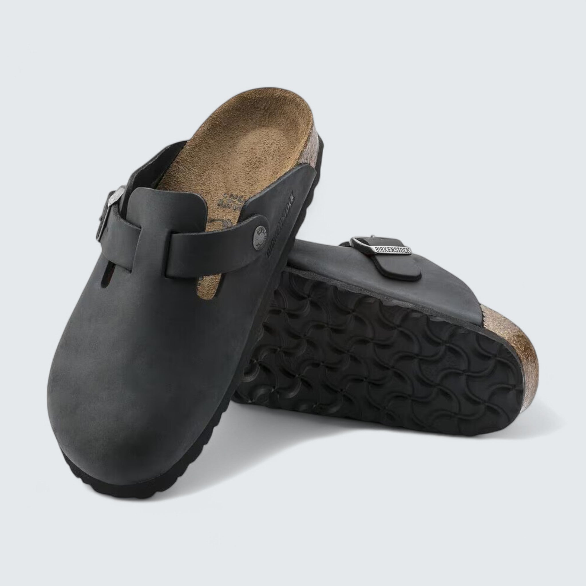 Boston 'Black Oiled Leather'