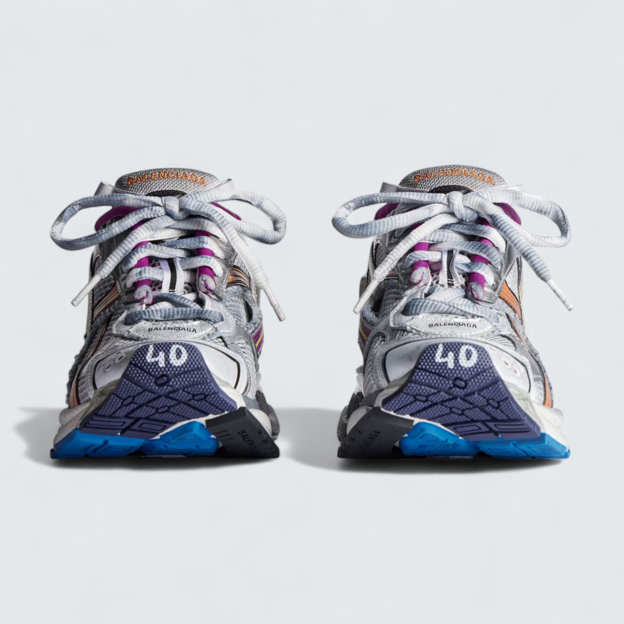 Runner Sneaker in Multicolor Mesh and Nylon
