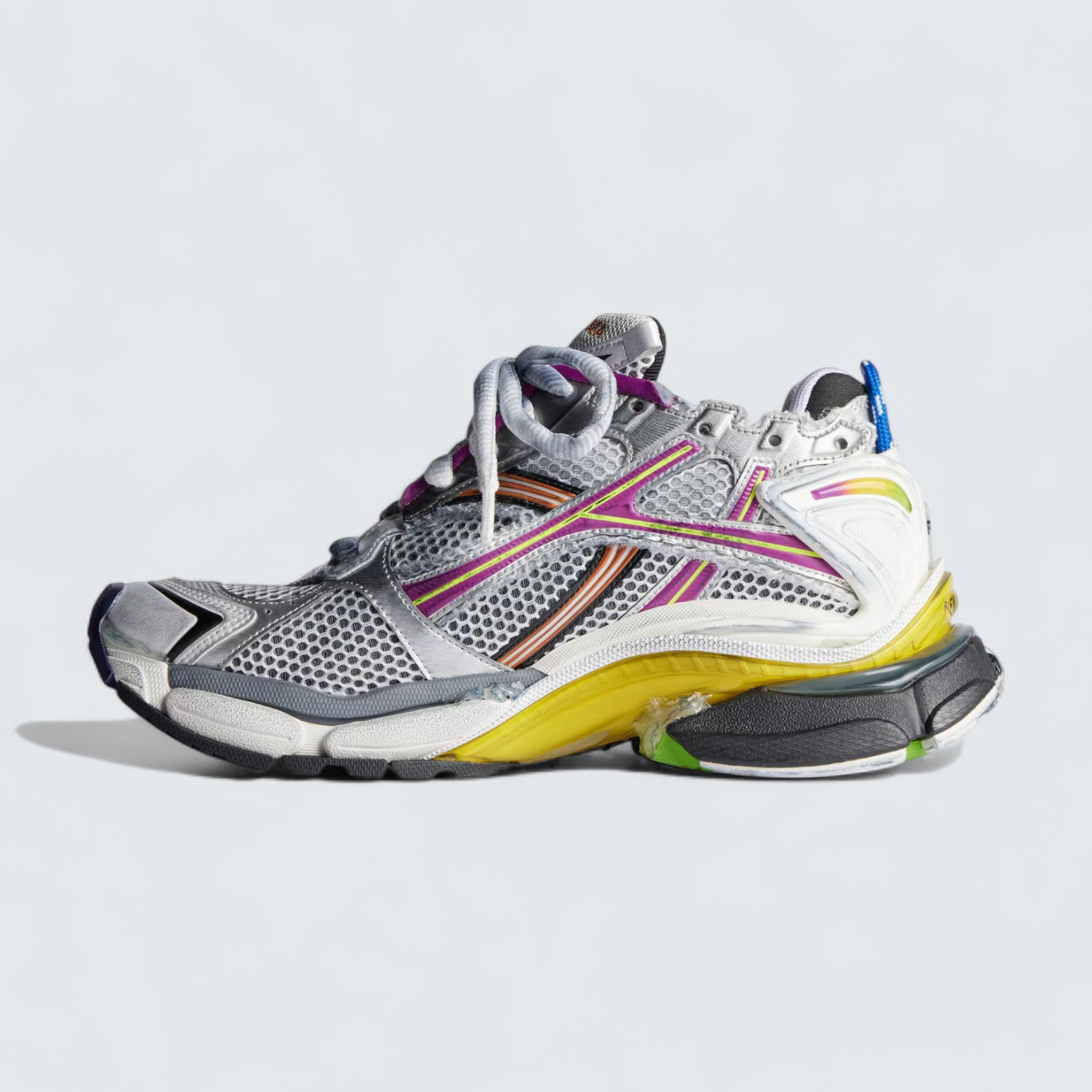 Runner Sneaker in Multicolor Mesh and Nylon