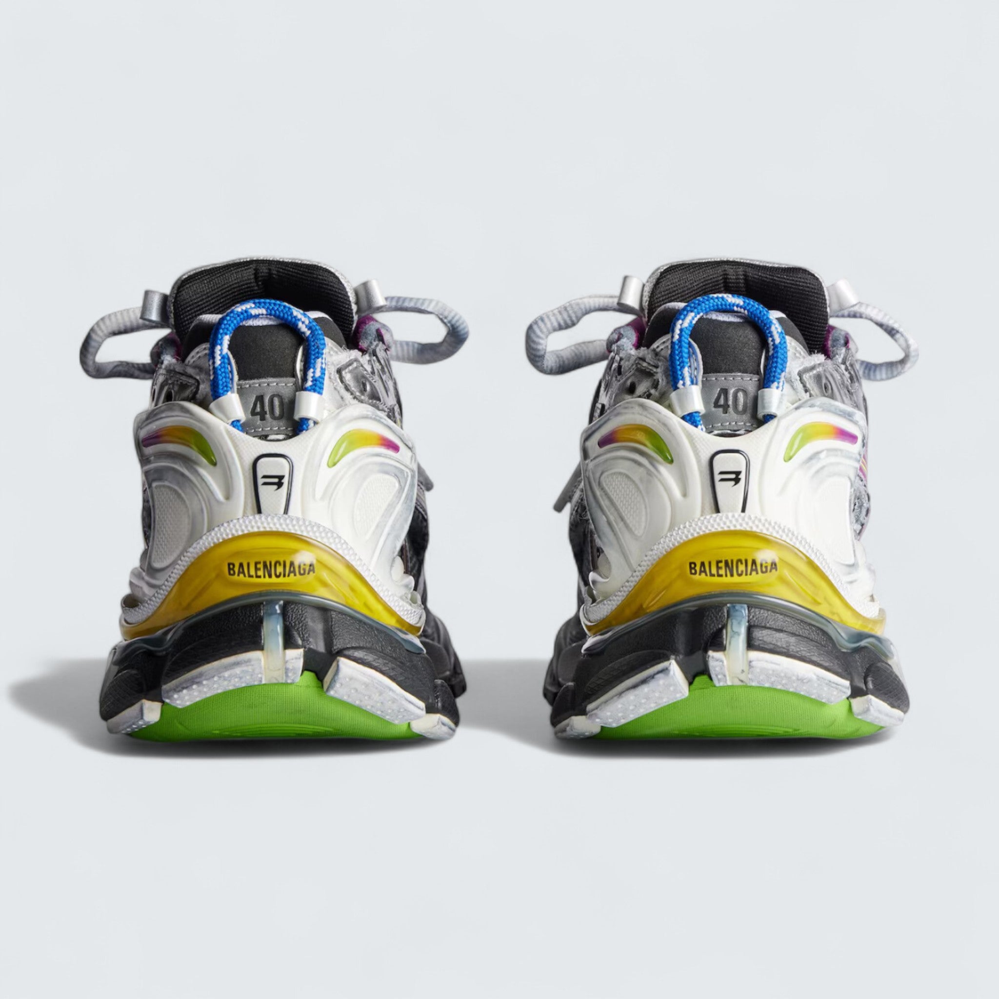 Runner Sneaker in Multicolor Mesh and Nylon