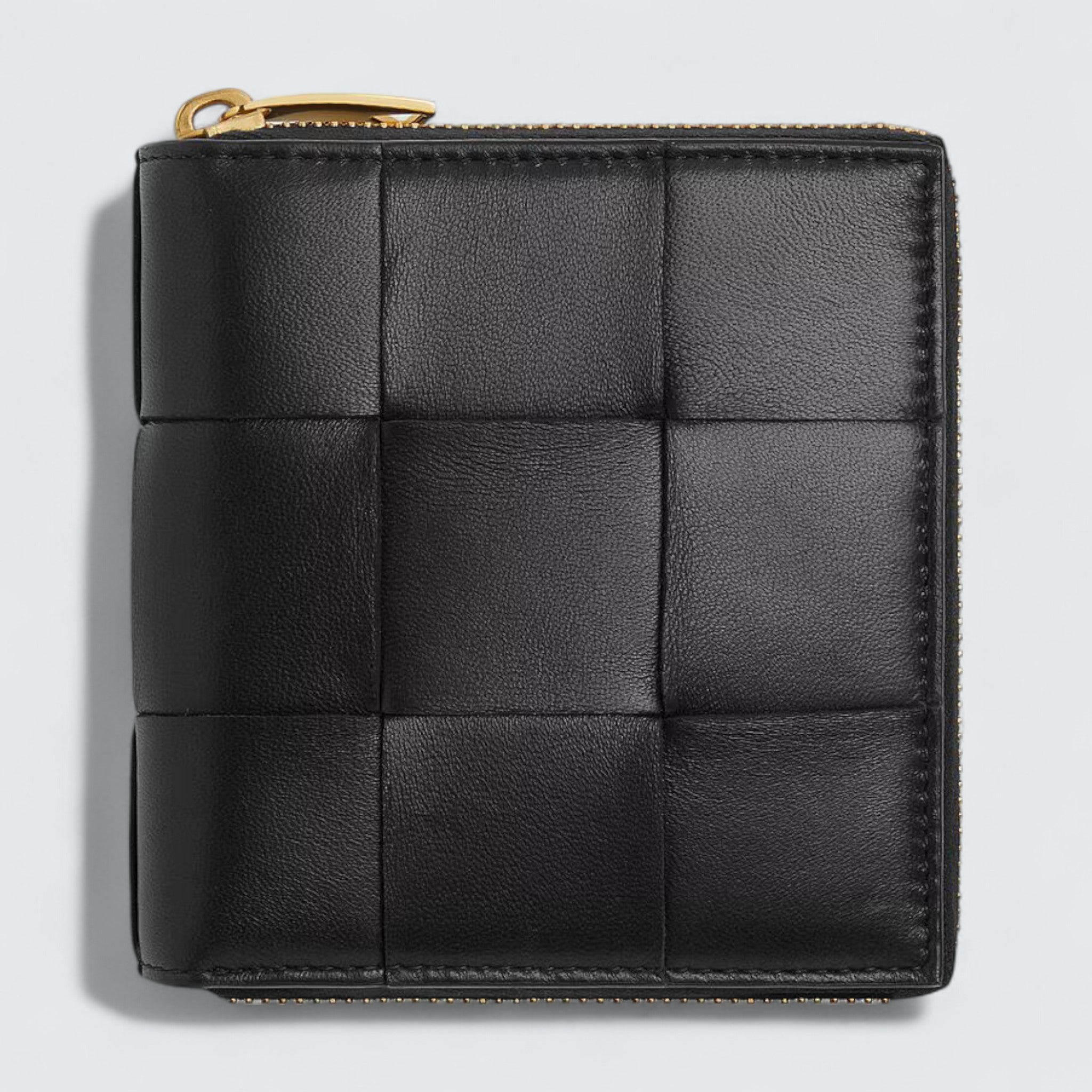 Small Cassette Compact Zip Wallet 'Black'