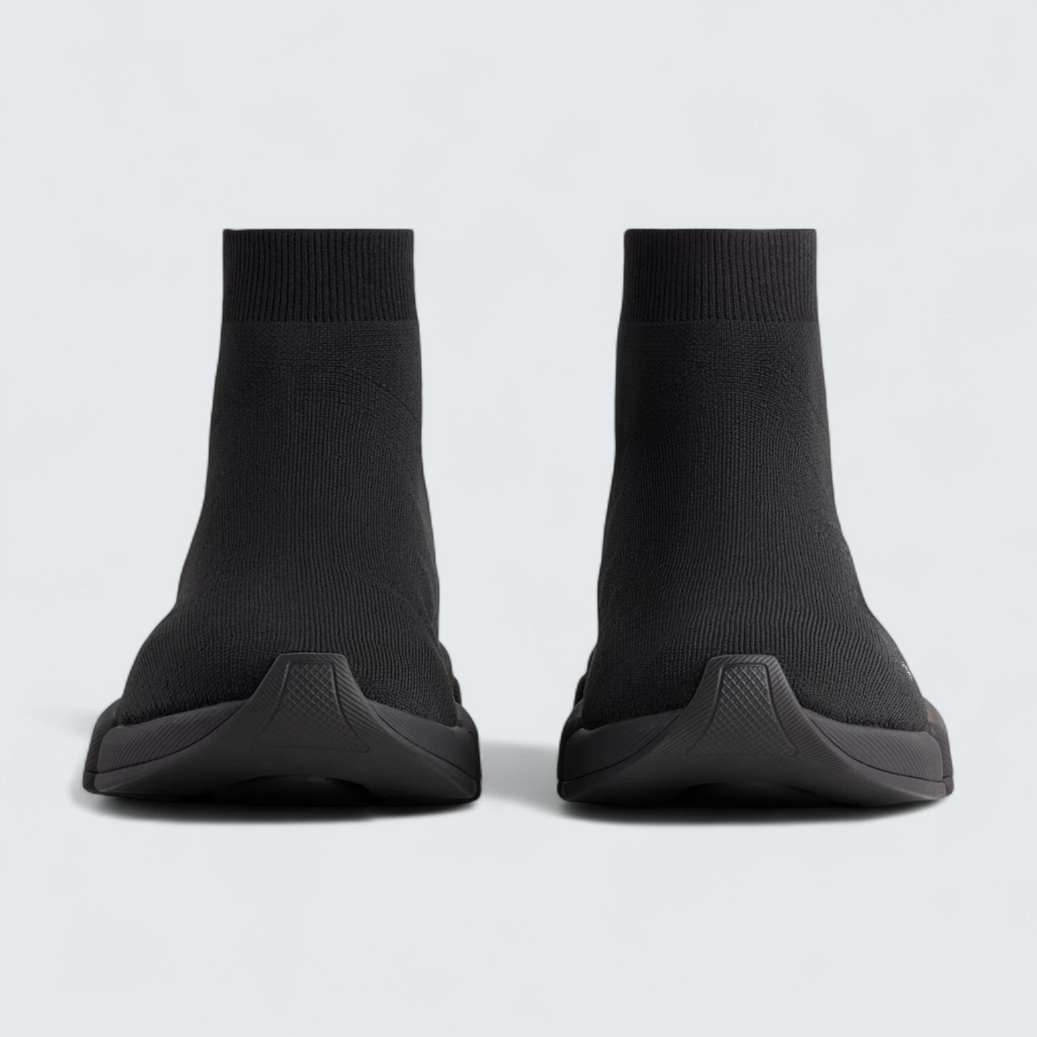 Speed 2.0 Sneaker in Black Recycled Polyester and Elastane