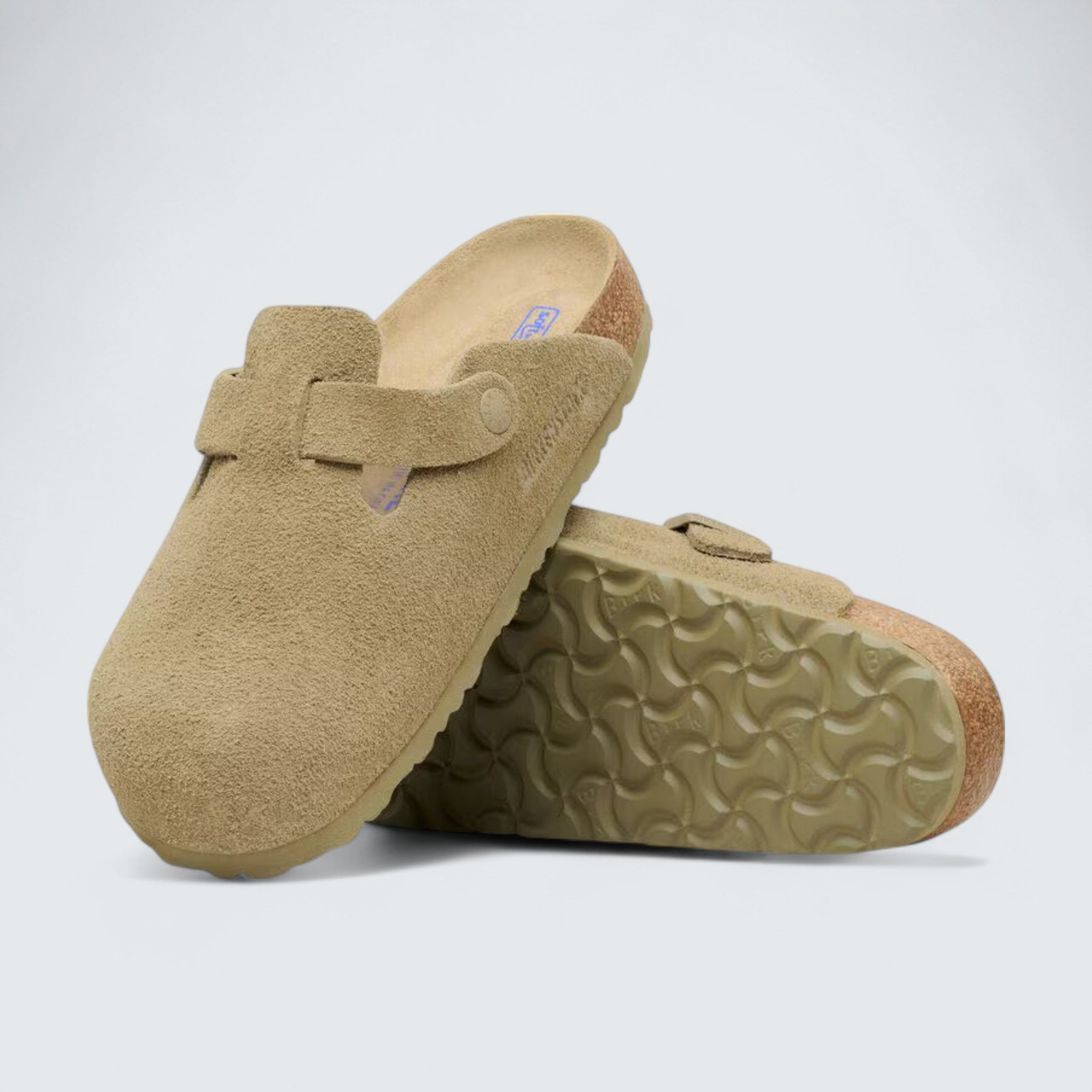 Boston 'Faded Khaki Suede'