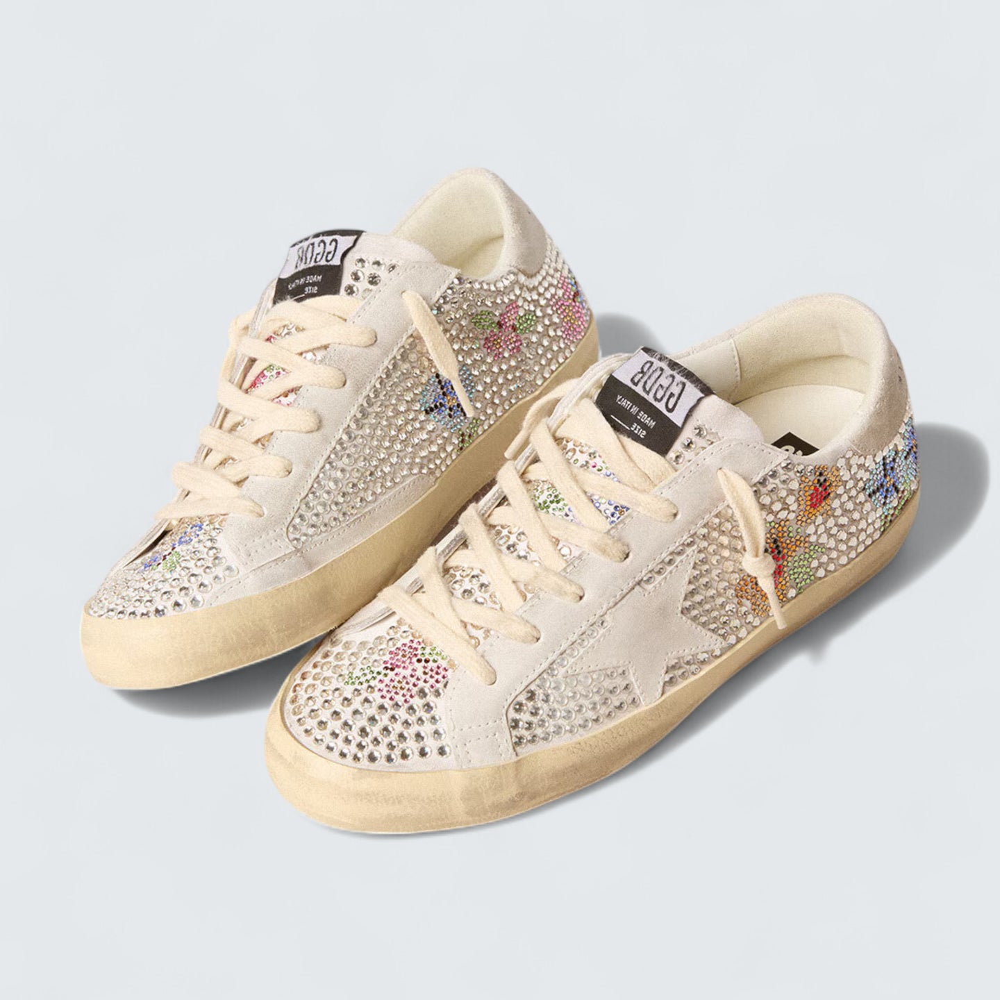 Super-Star LTD 'Swarovski Crystals with Suede Star and Heel Tab'