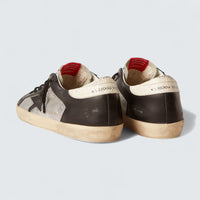 Super-Star LTD 'Metallic Leather with Black Leather Star and Inserts'