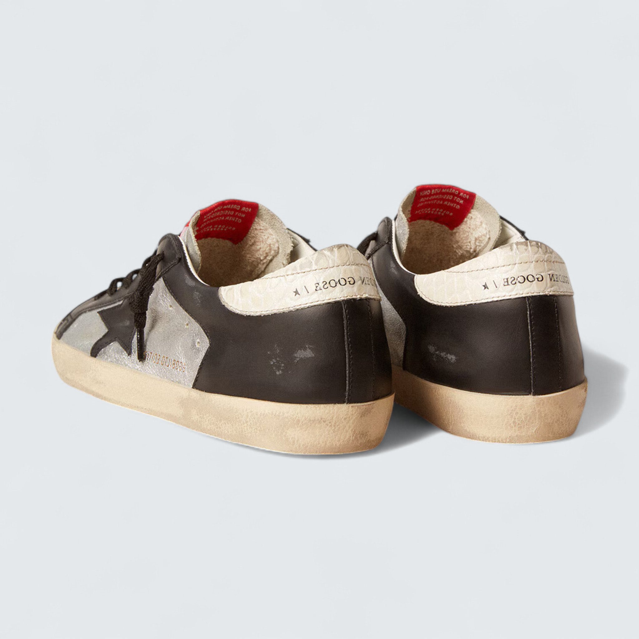 Super-Star LTD 'Metallic Leather with Black Leather Star and Inserts'