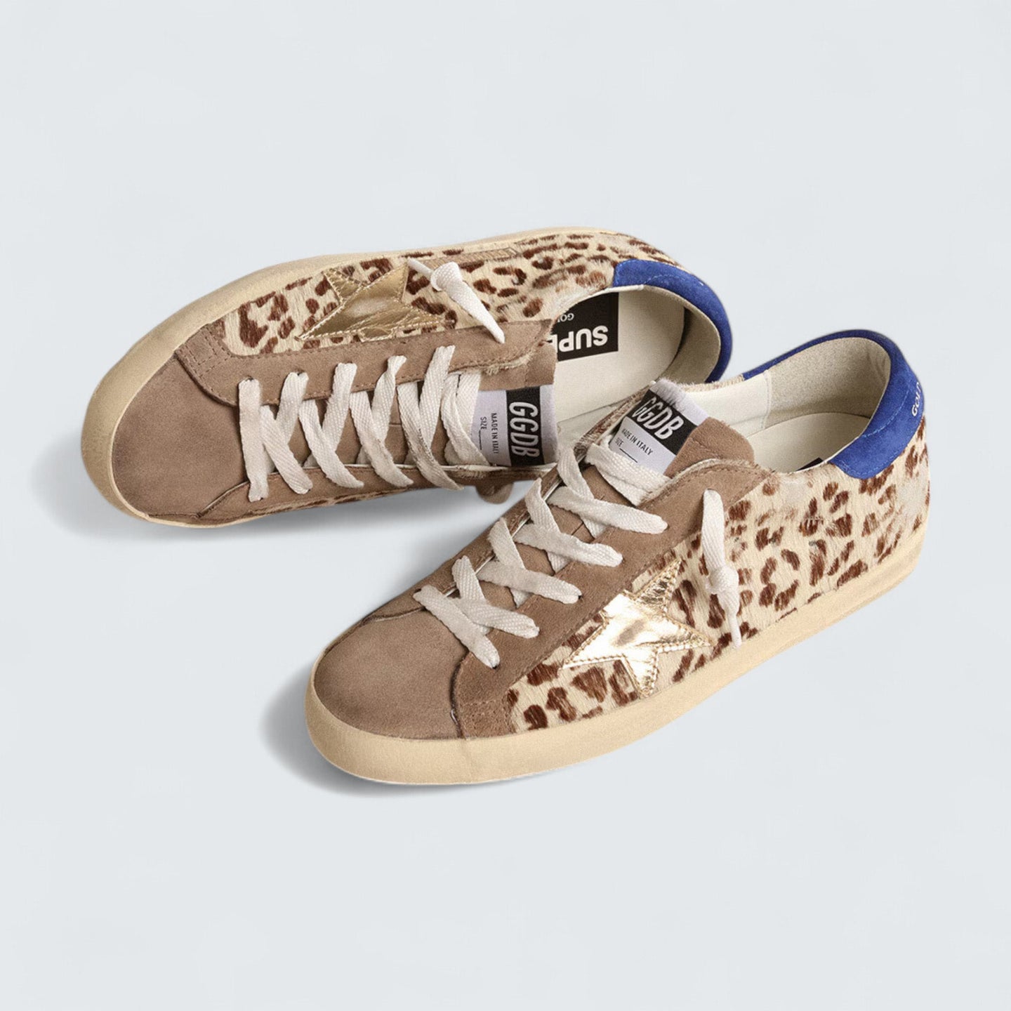 Super-Star LTD 'Pony Skin with Gold Star and Suede Heel Tab'