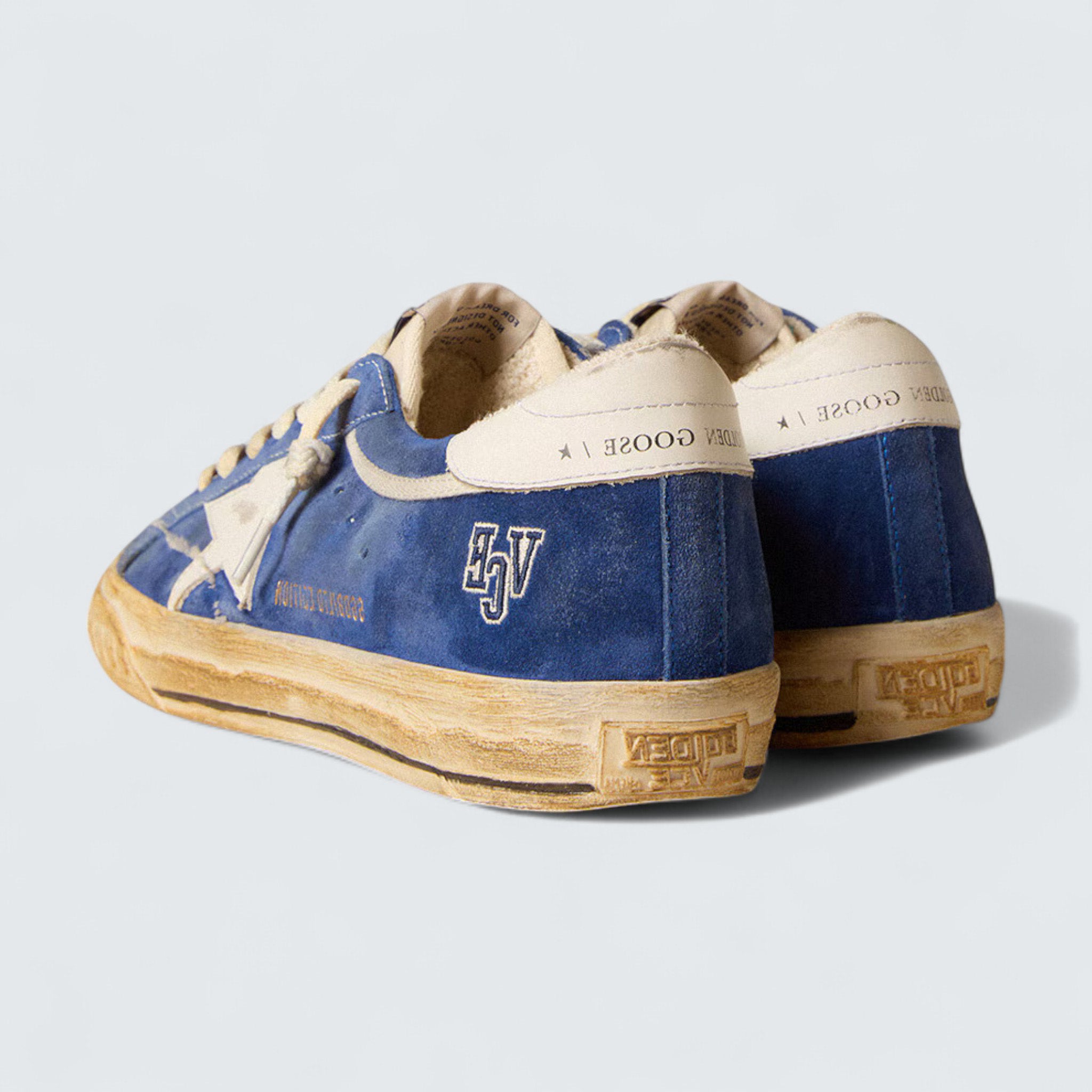 Super-Star 'Blue Suede & White Leather Star'