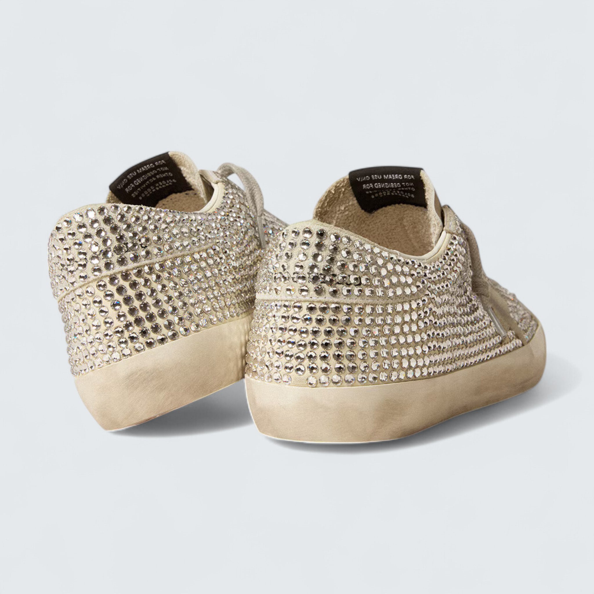 Super-Star 'Nubuck with Swarovski Crystals and Ice-Gray Suede Star'