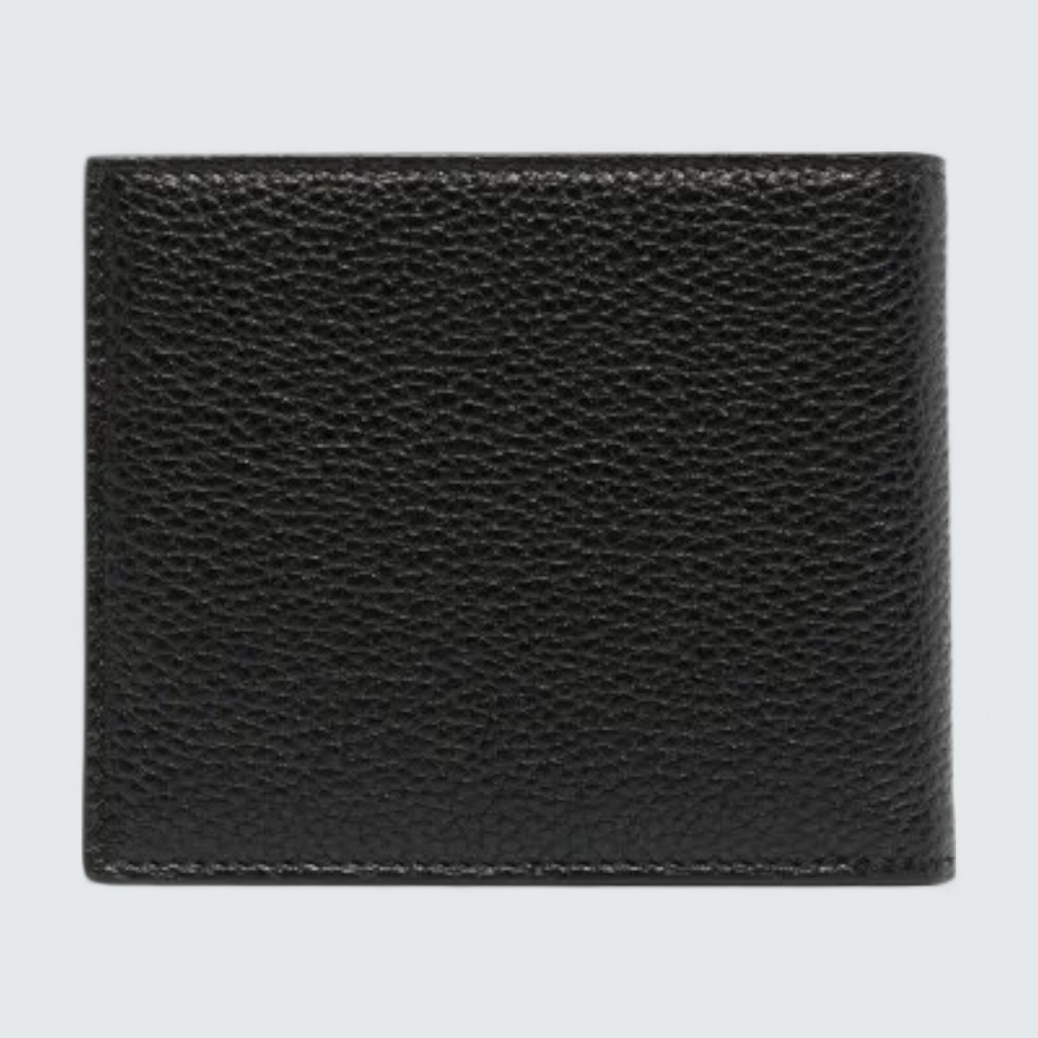 Logo-Stamp Leather Wallet 'Black'