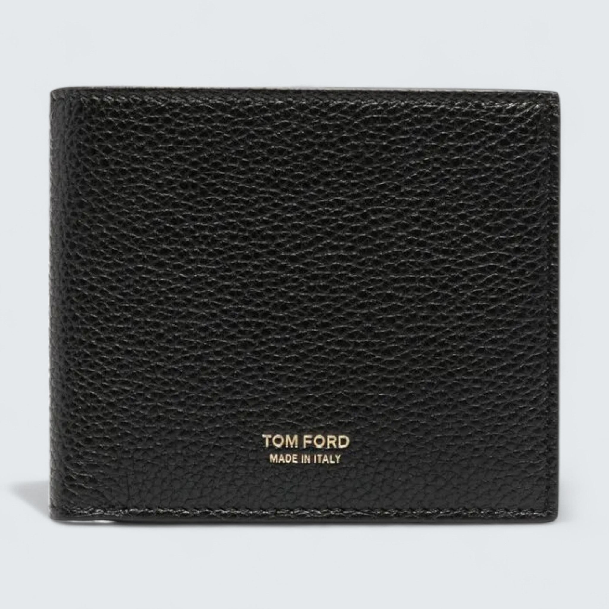 Logo-Stamp Leather Wallet 'Black'