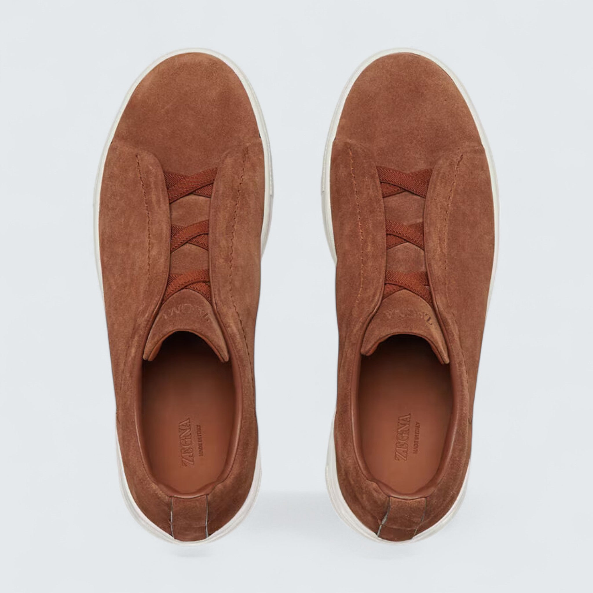 Tobacco Suede Triple Stitch™ Sneakers