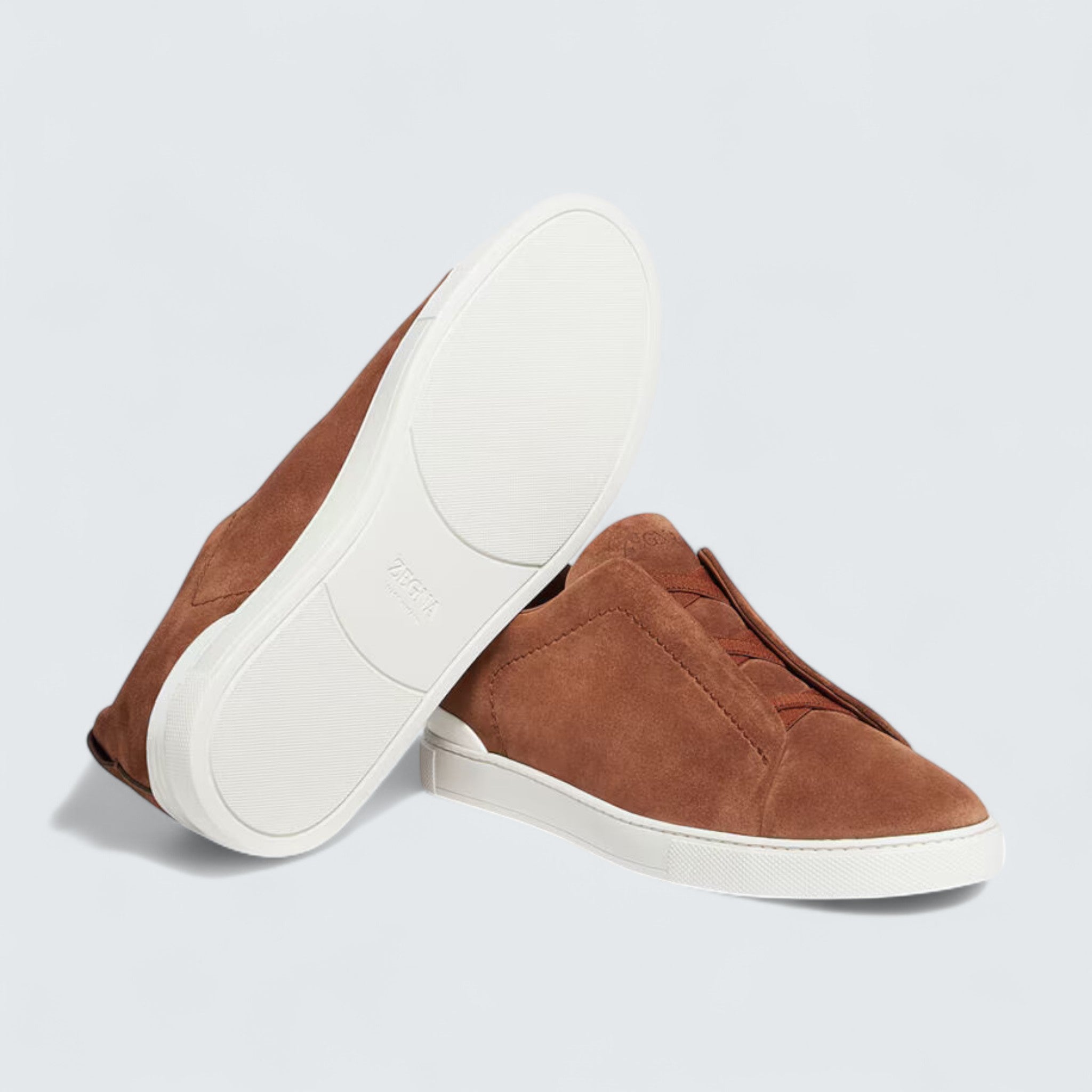 Tobacco Suede Triple Stitch™ Sneakers