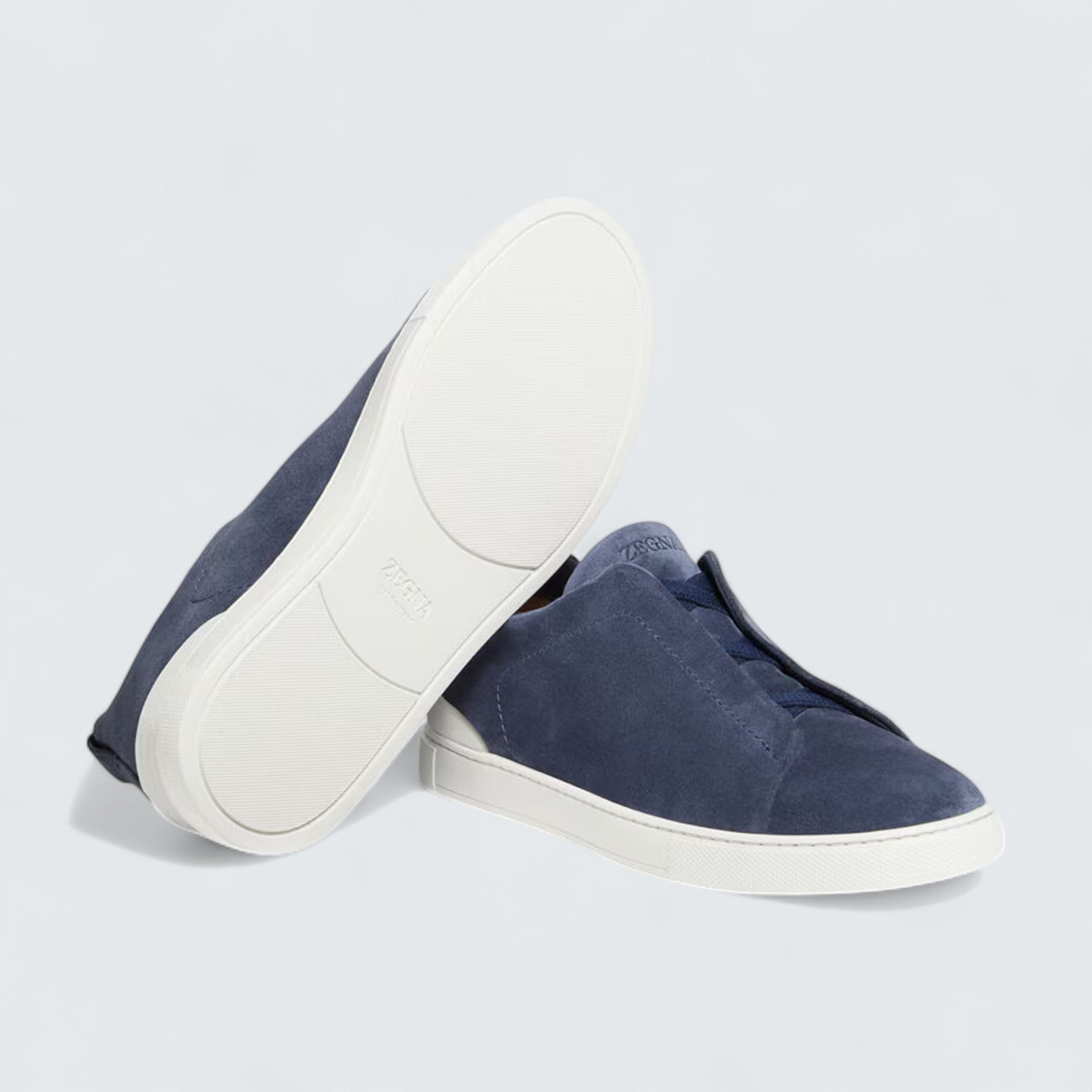 Utility Blue Suede Triple Stitch™ Sneakers