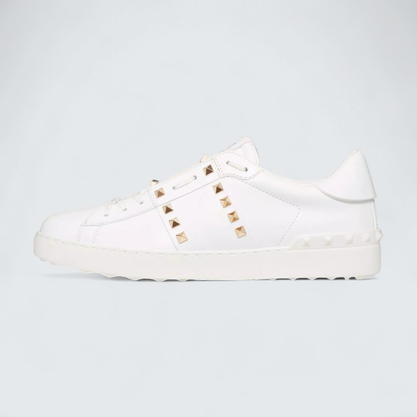 Valentino Garavani Calfskin Rockstud Untitled Sneaker 'White'