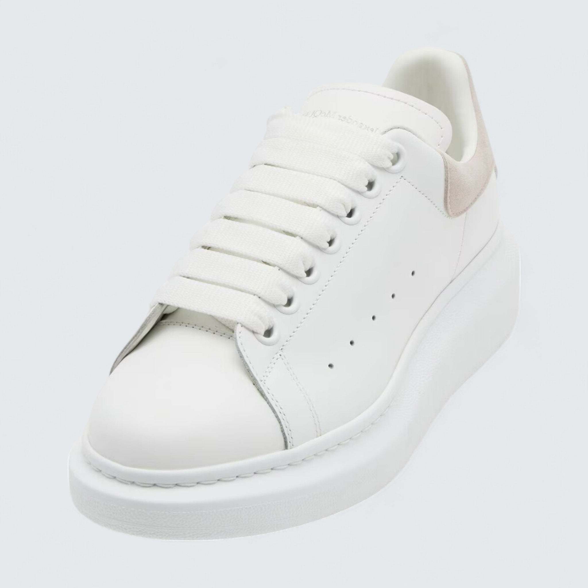Oversized Sneaker in White Patchouli