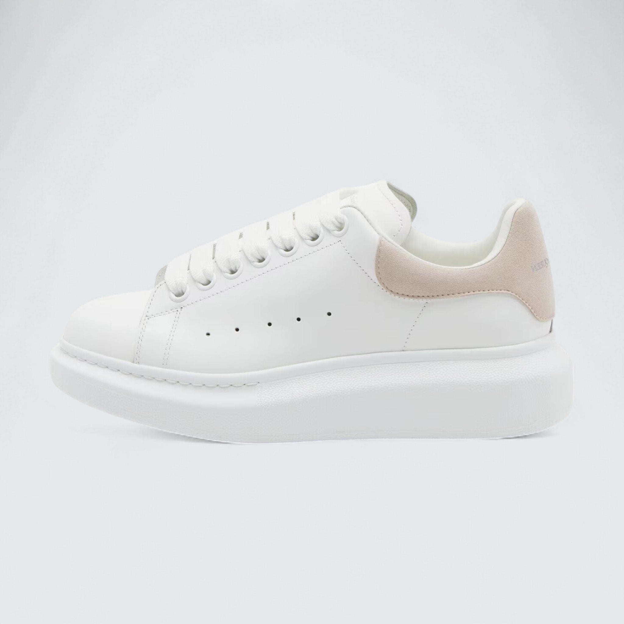 Oversized Sneaker in White Patchouli