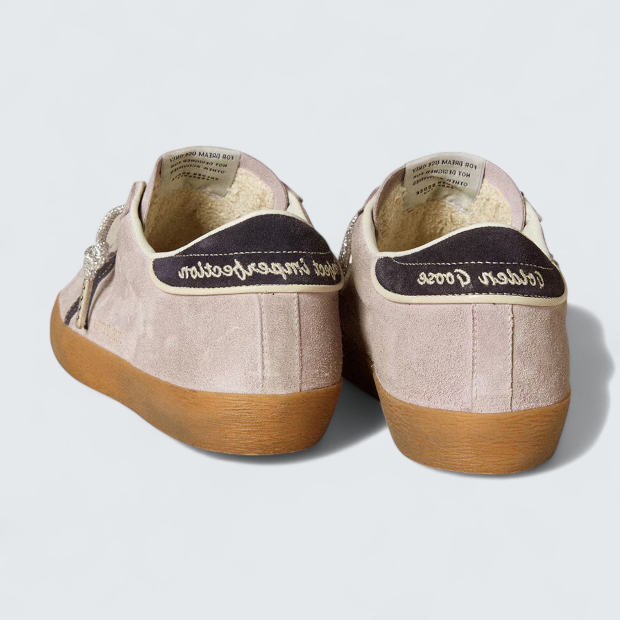 Super-Star LTD 'Lilac Suede with Midnight Blue Suede Star and Heel Tab'