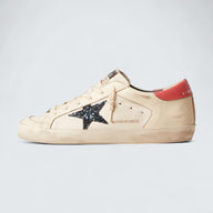Super-Star LTD 'Blue Glitter Star and Red Heel Tab'