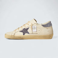 Super-Star LTD 'Cream Suede with Swarovski Crystal Star and Heel Tab'