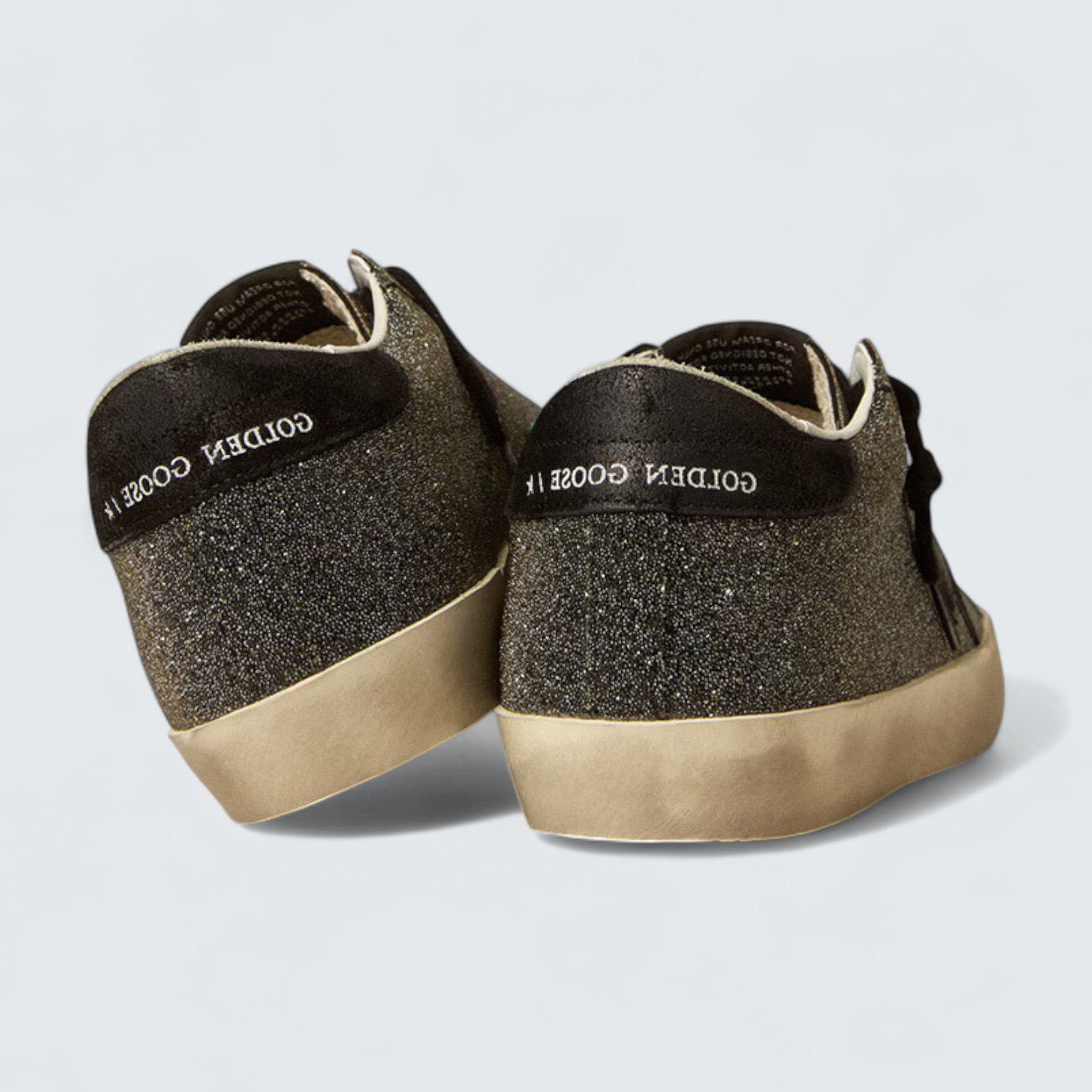 Super-Star 'Black Swarovski Crystals with Black Suede Star'