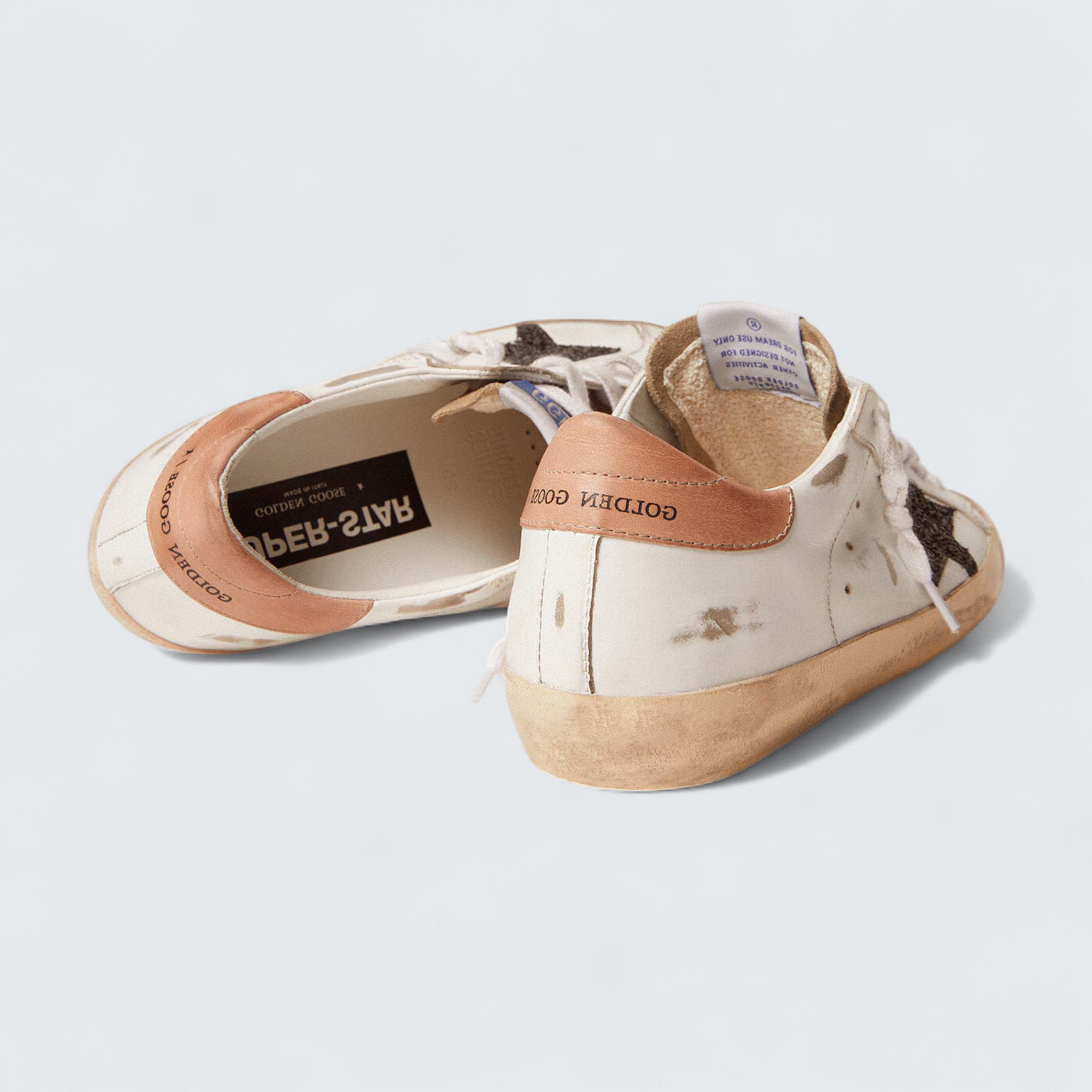 Super-Star 'Black Glitter Star and Pink Heel Tab'