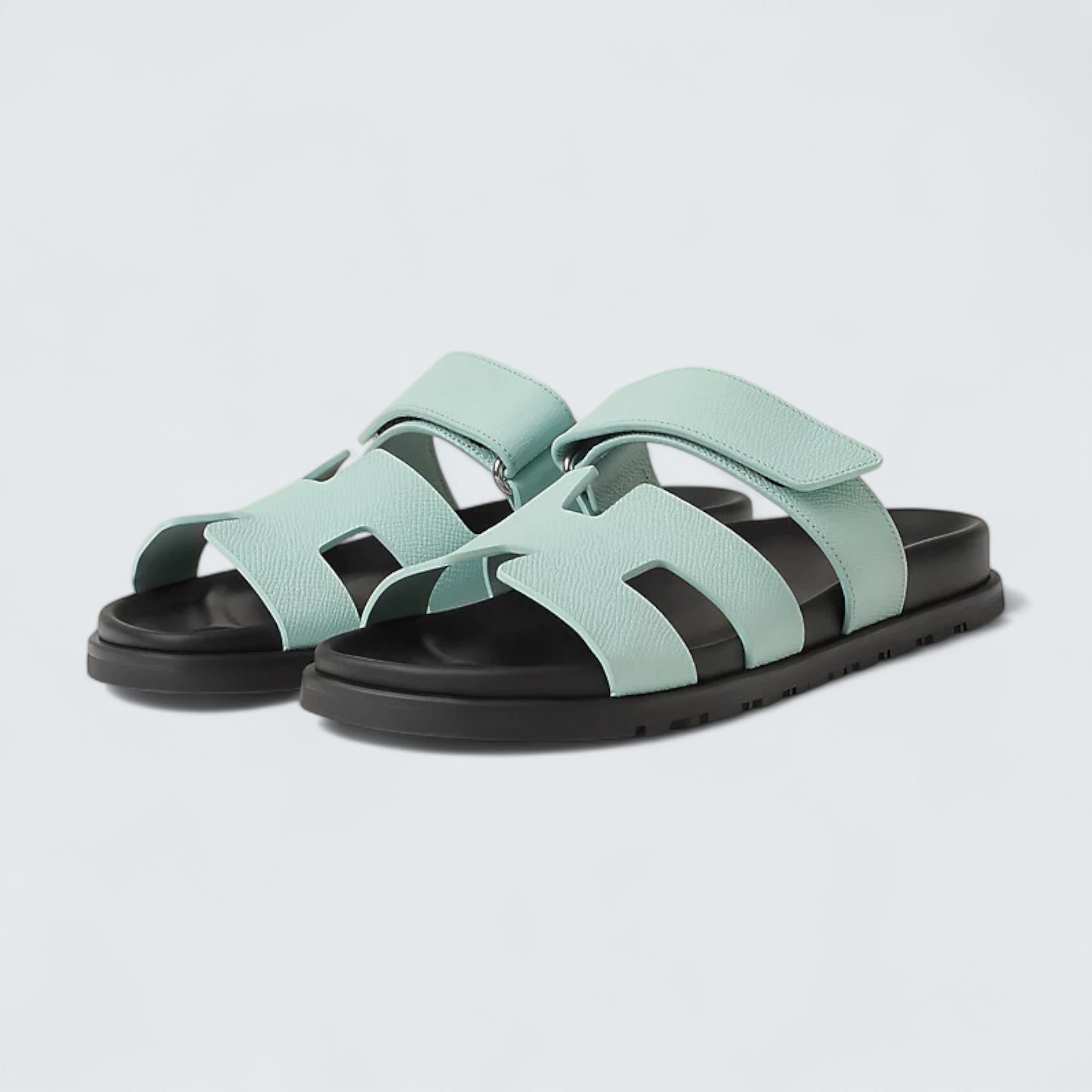 Chypre Sandals 'Bleu Cristaux'