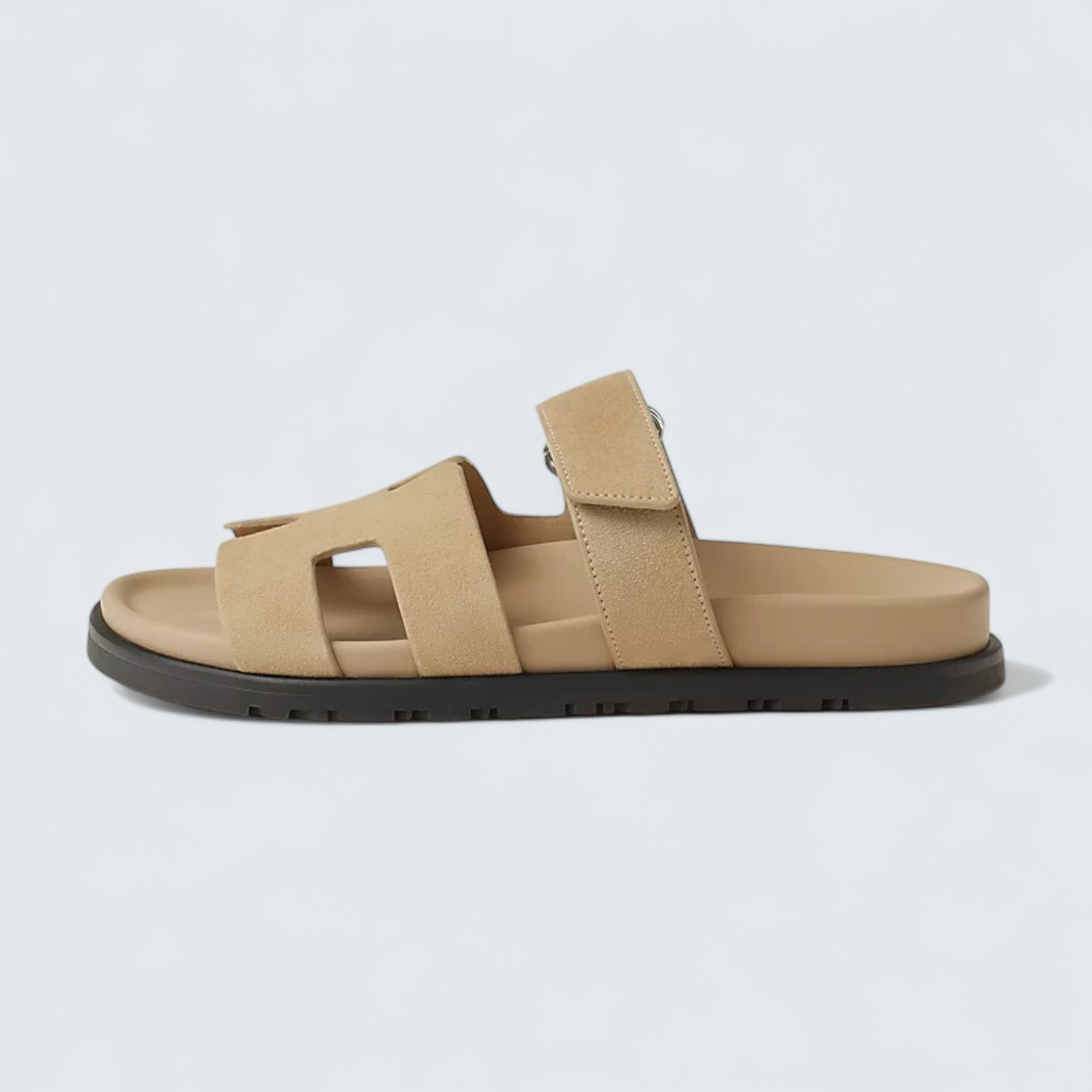 Chypre Sandals 'Beige Lin'