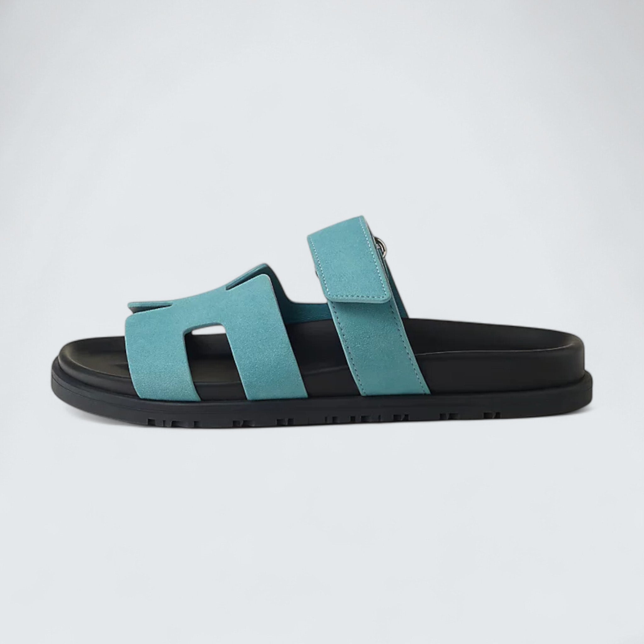 Chypre Sandals 'Bleu Minéral'9