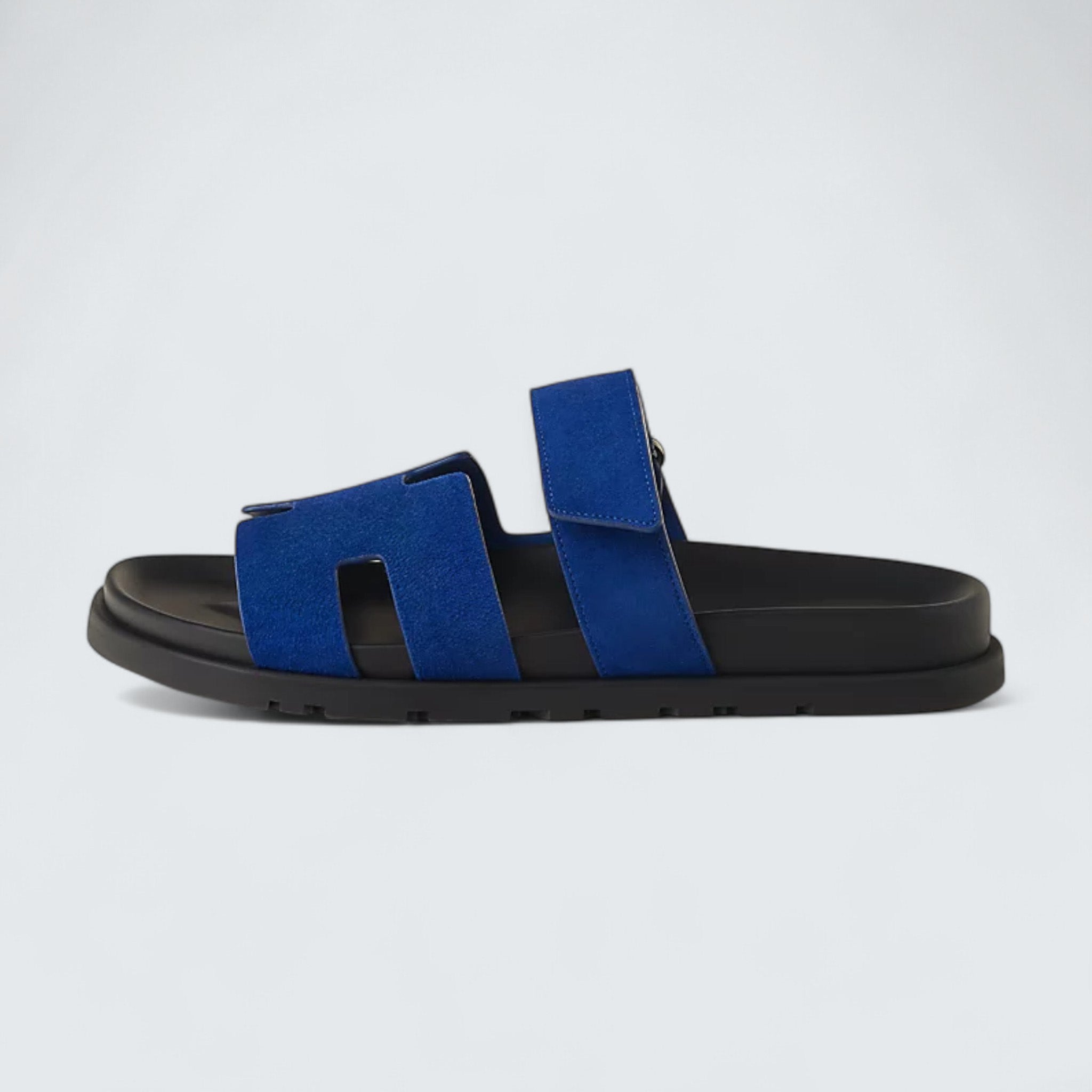 Chypre Sandals 'Bleu Smalt'