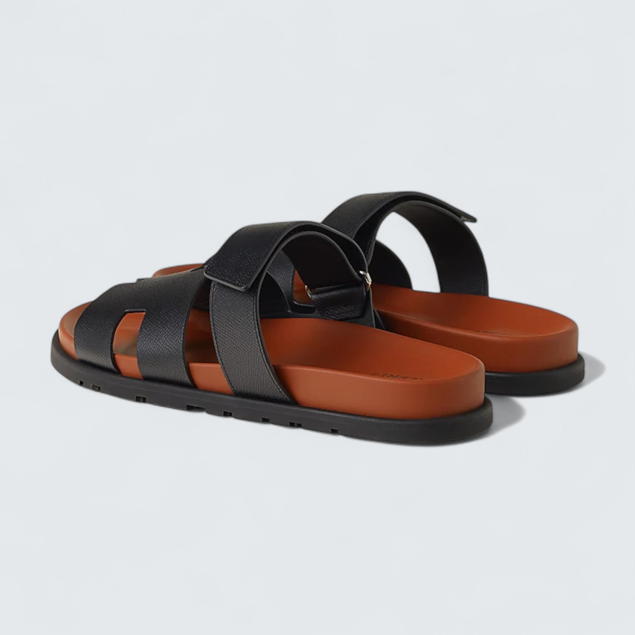 Chypre Sandals 'Noir / Naturel'