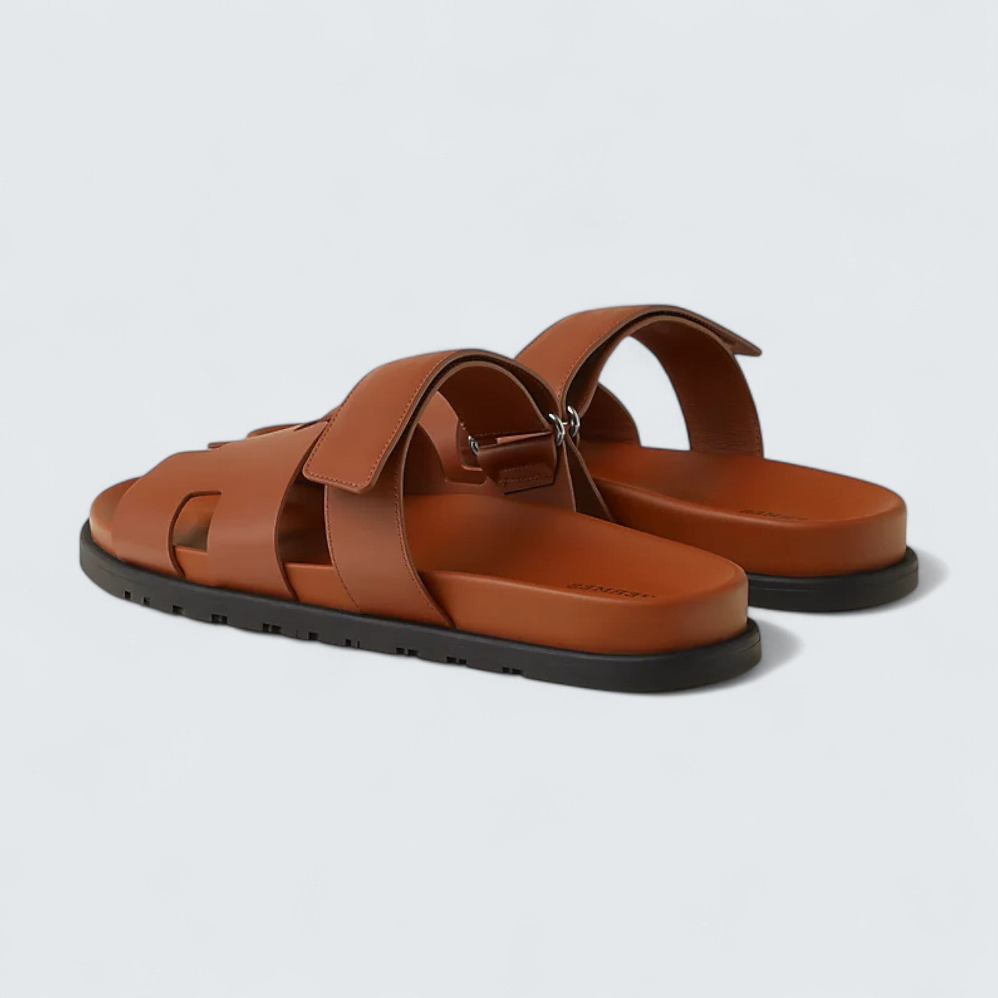 Chypre Sandals 'Marron Doré'