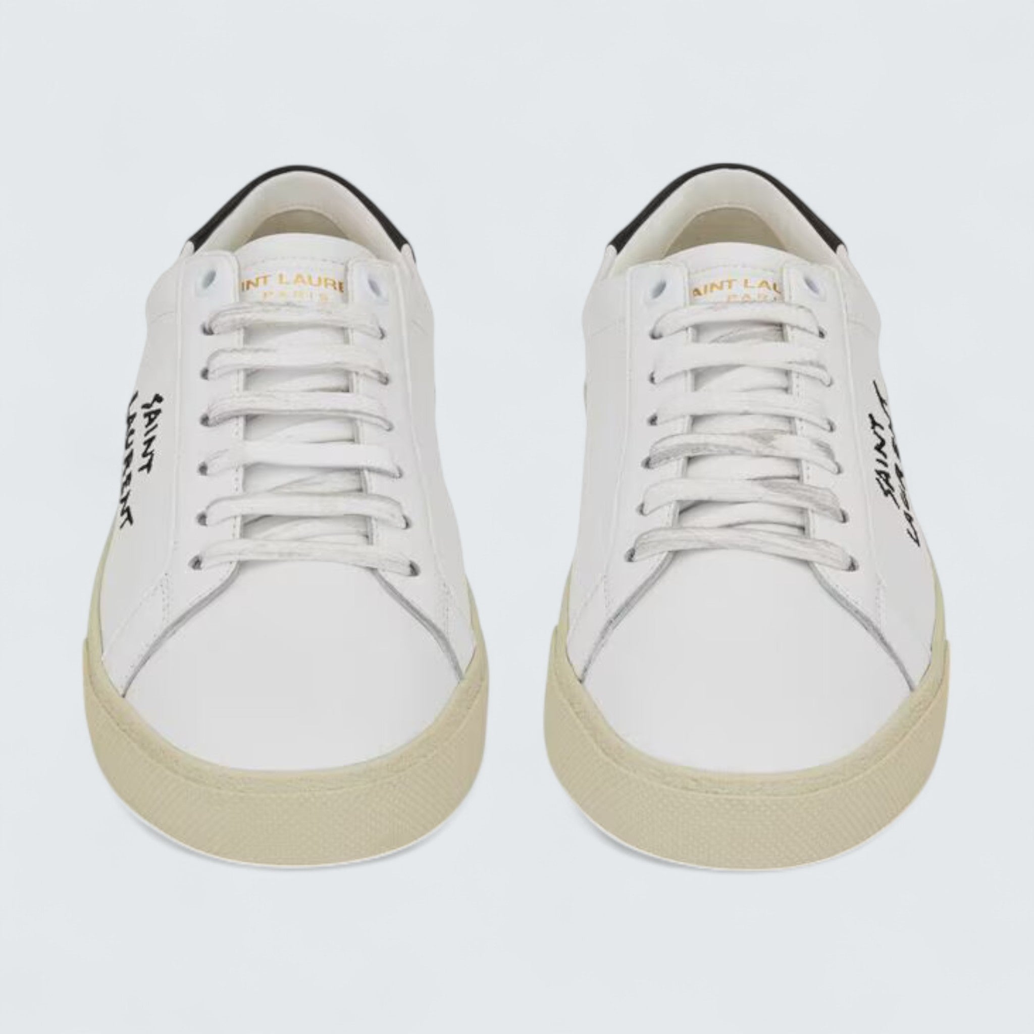 Saint Laurent Court Classic SL/06 Embroidered Sneakers 'Optic White'