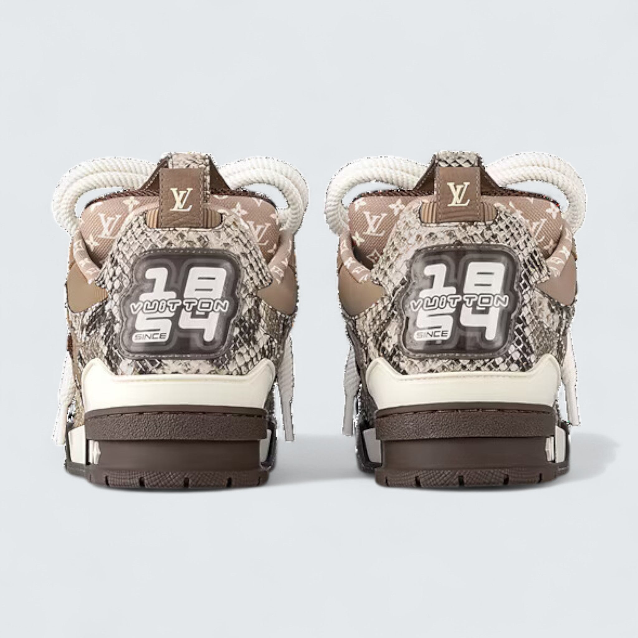 LV Skate Sneaker 'Brown/White'
