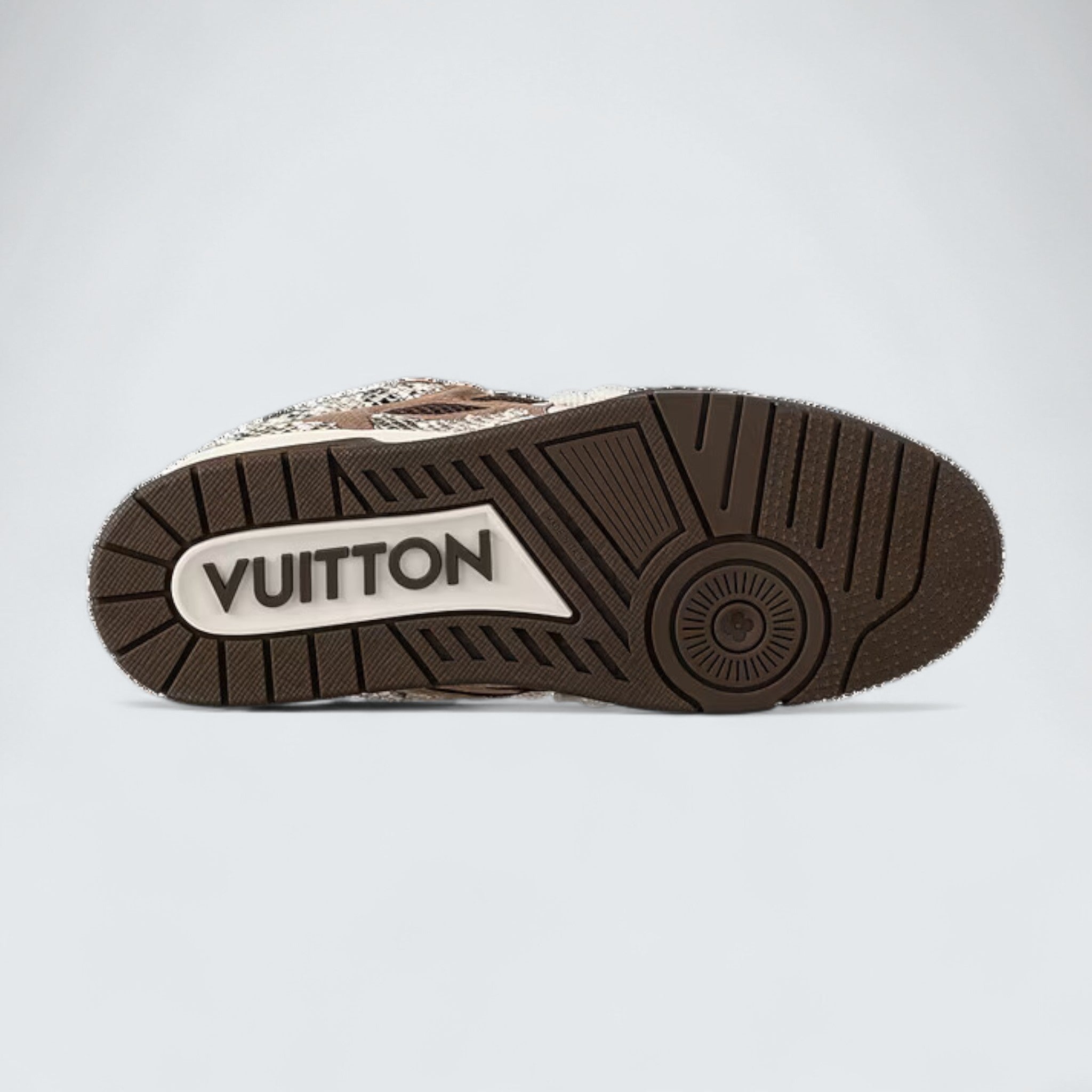 LV Skate Sneaker 'Brown/White'