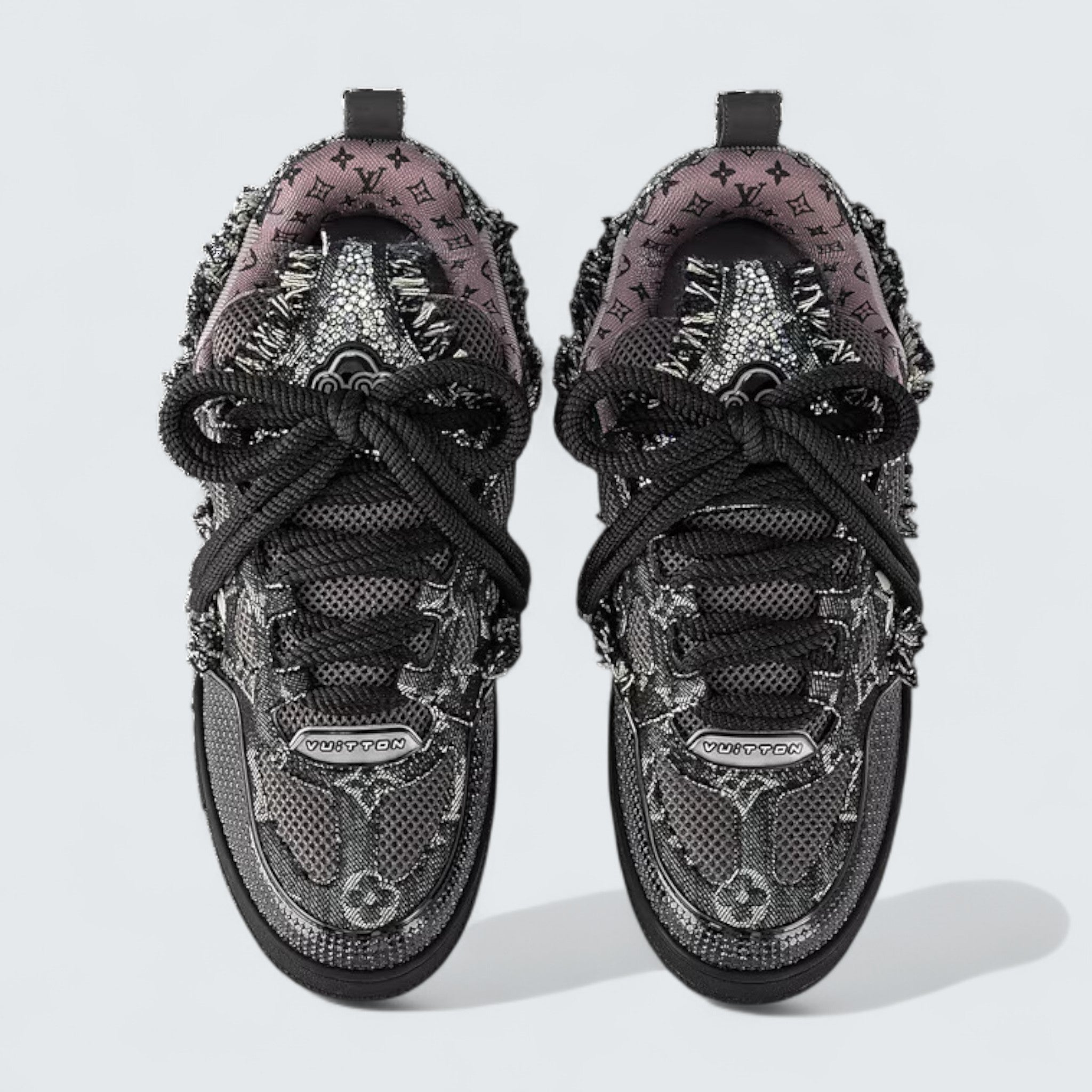 LV Skate Sneaker ‘Black Sparkle’