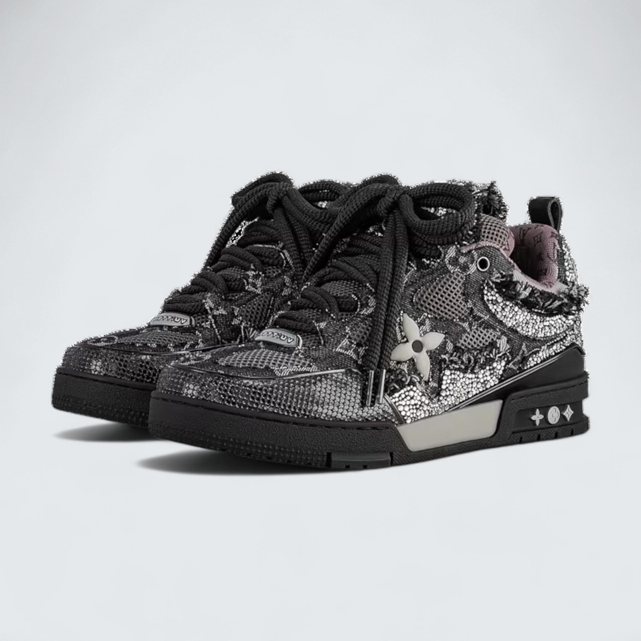 LV Skate Sneaker ‘Black Sparkle’