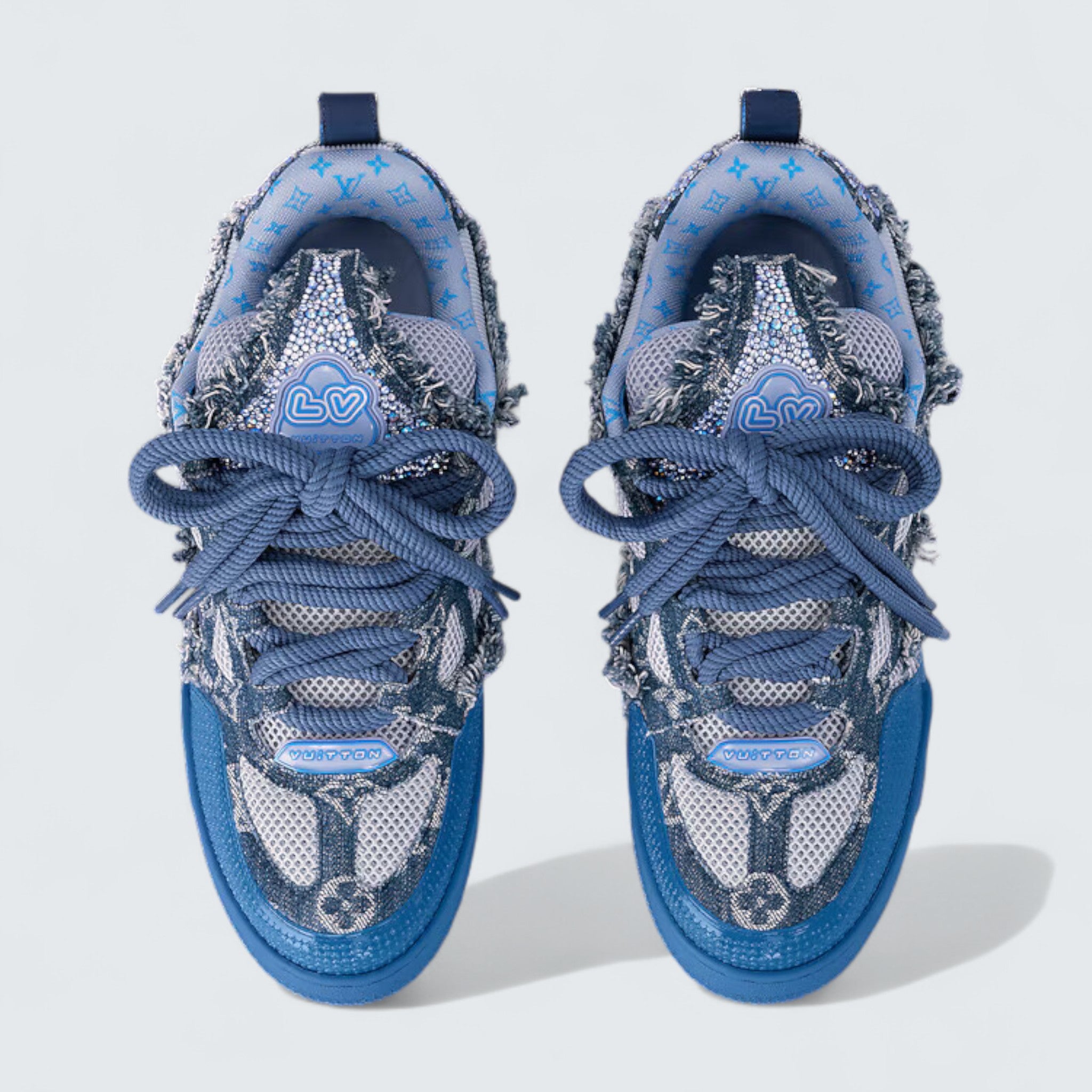 LV Skate Sneaker ‘Blue Sparkle’