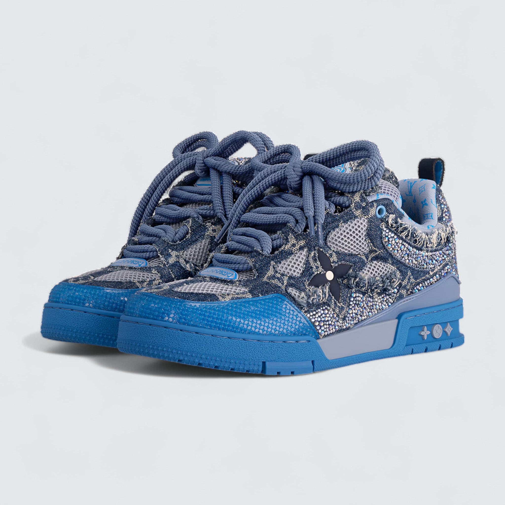 LV Skate Sneaker ‘Blue Sparkle’
