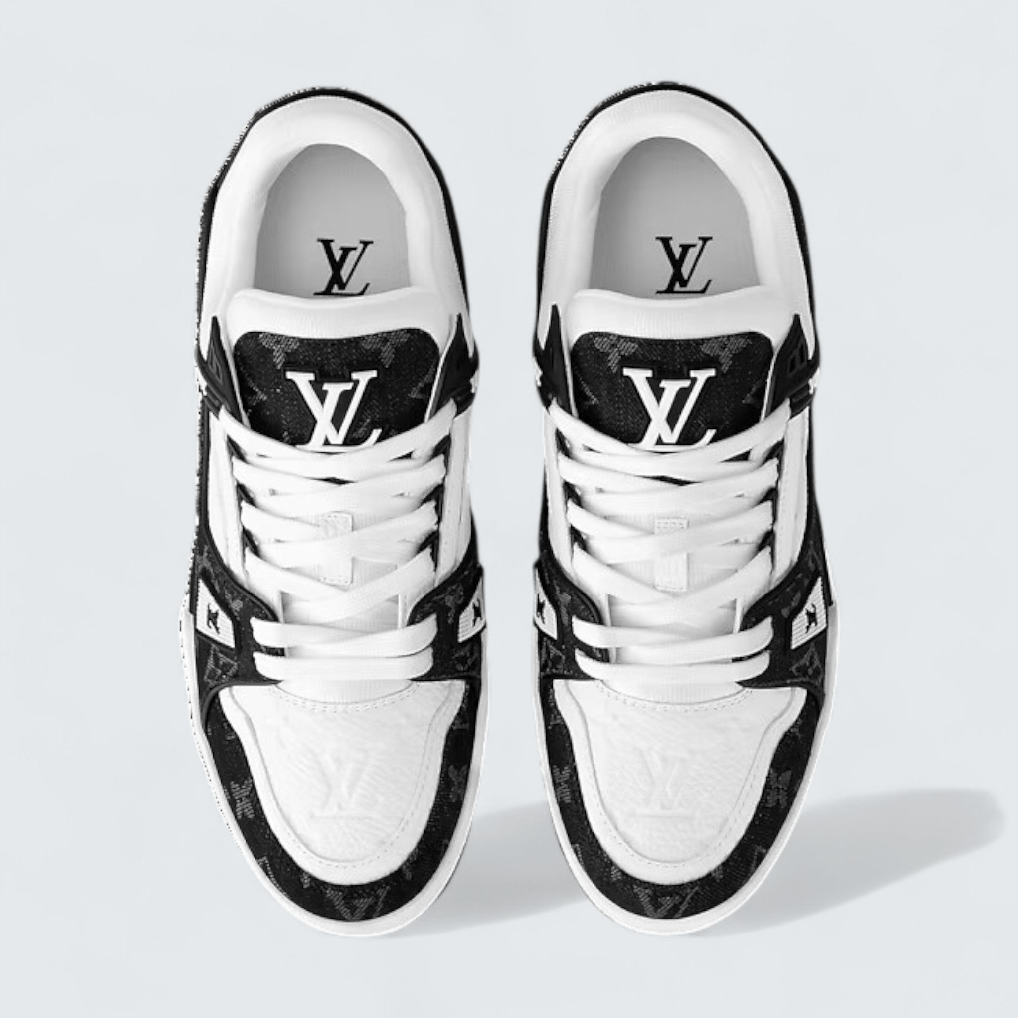 LV Trainer Sneaker 'Black Monogram Denim'