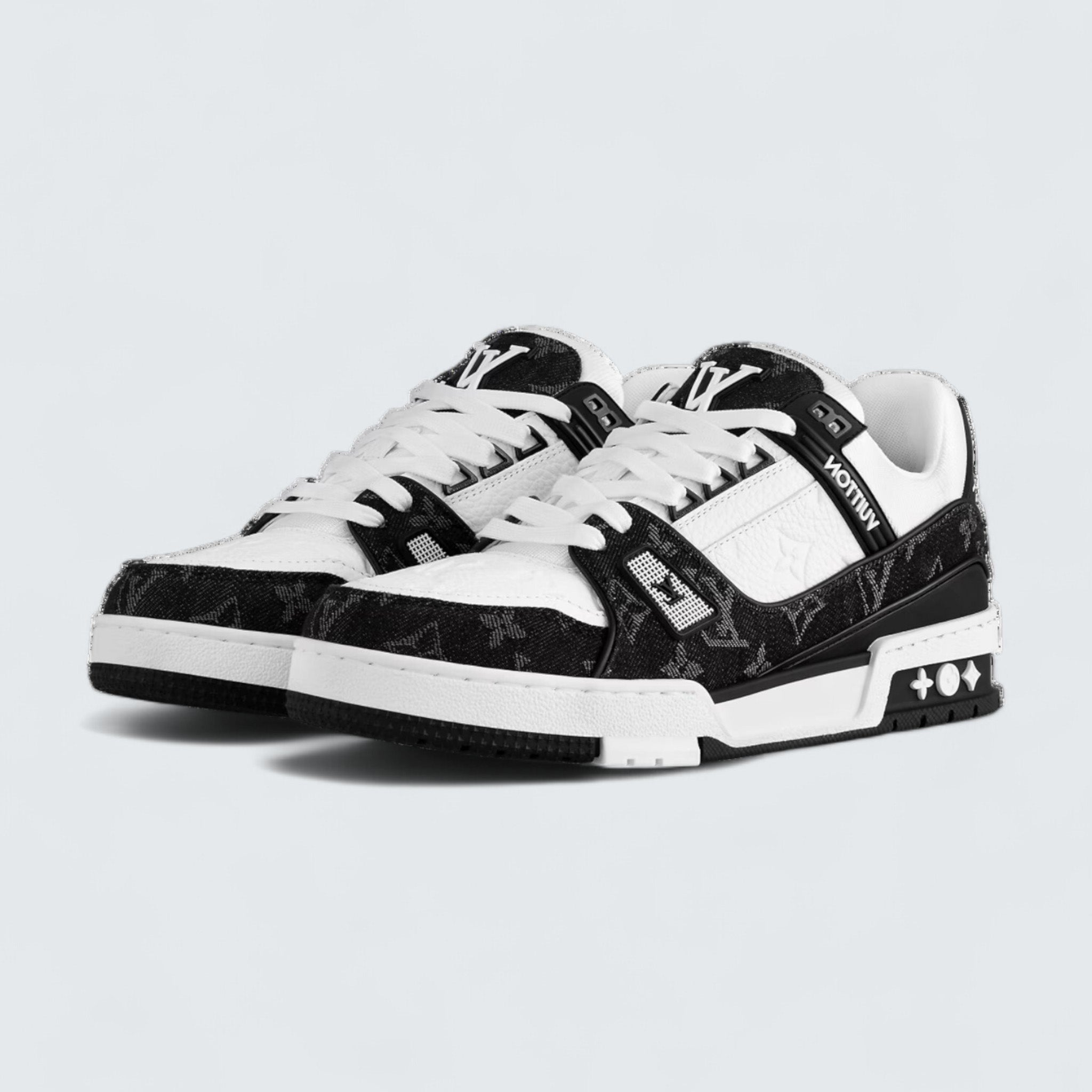 LV Trainer Sneaker 'Black Monogram Denim'