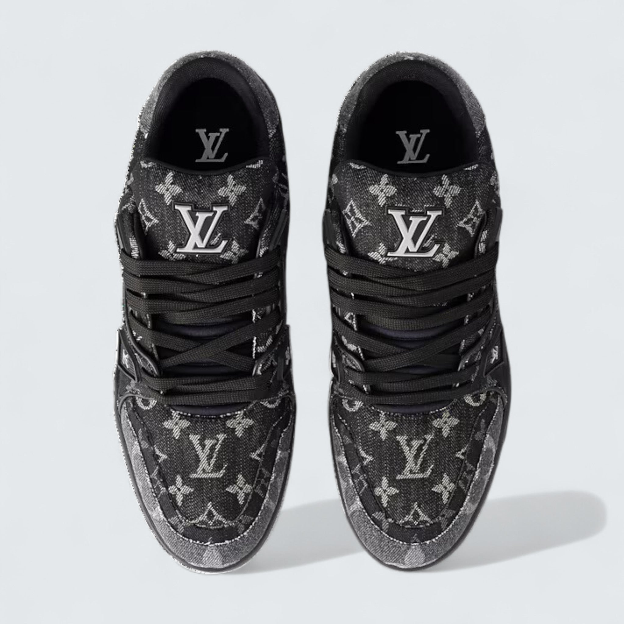 LV Trainer Sneaker 'Black Monogram Denim'