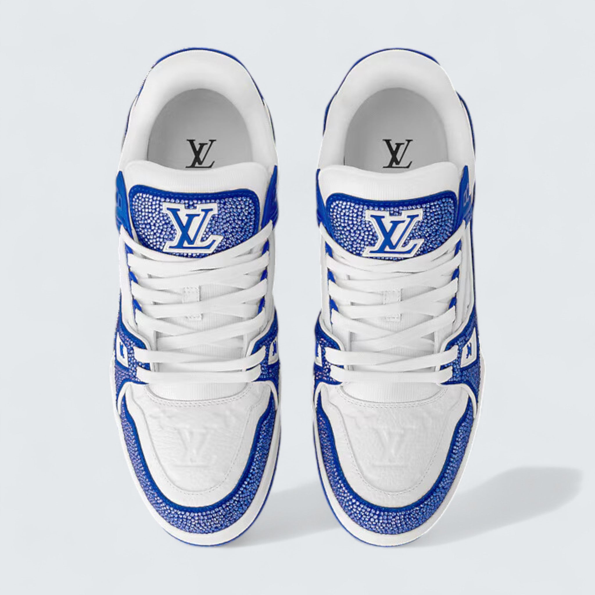 LV Trainer Sneaker 'White Blue'