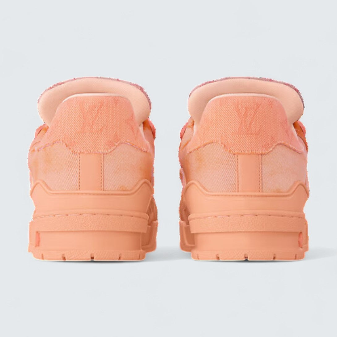 LV Trainer Sneaker 'Orange Monogram Denim'