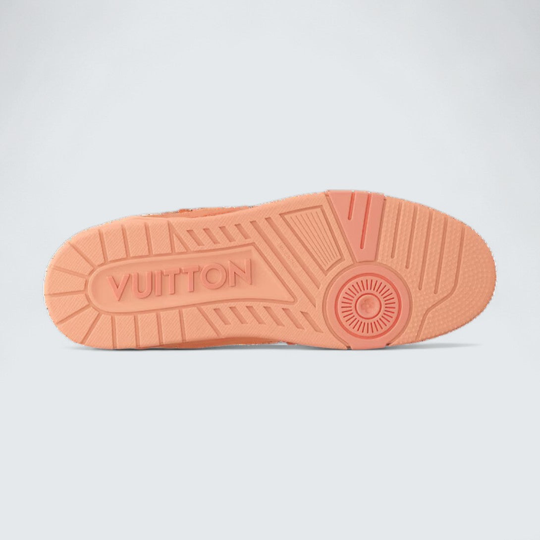 LV Trainer Sneaker 'Orange Monogram Denim'