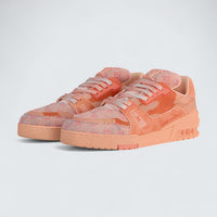 LV Trainer Sneaker 'Orange Monogram Denim'