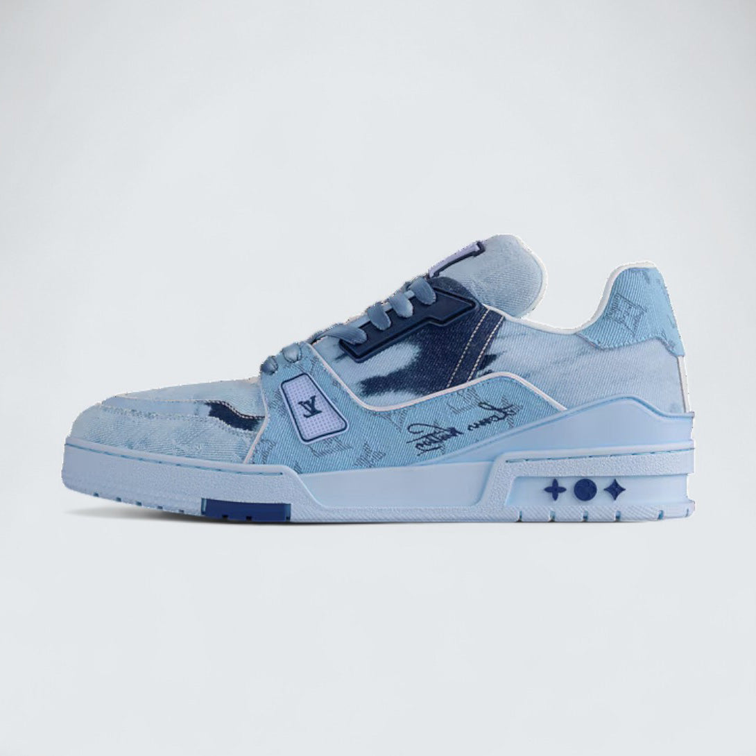 LV Trainer Sneaker 'Blue Monogram Denim'