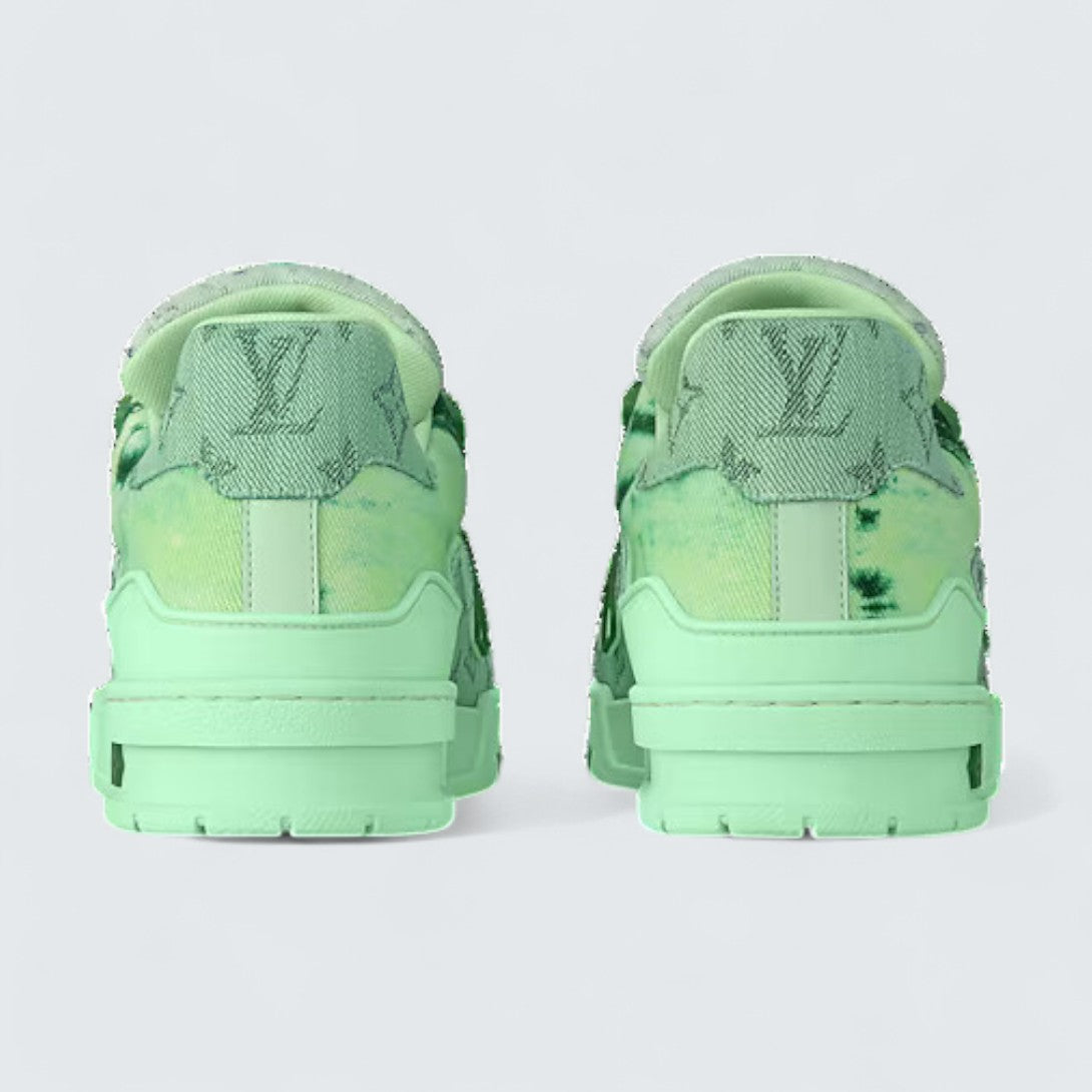 LV Trainer Sneaker 'Green Monogram Denim'
