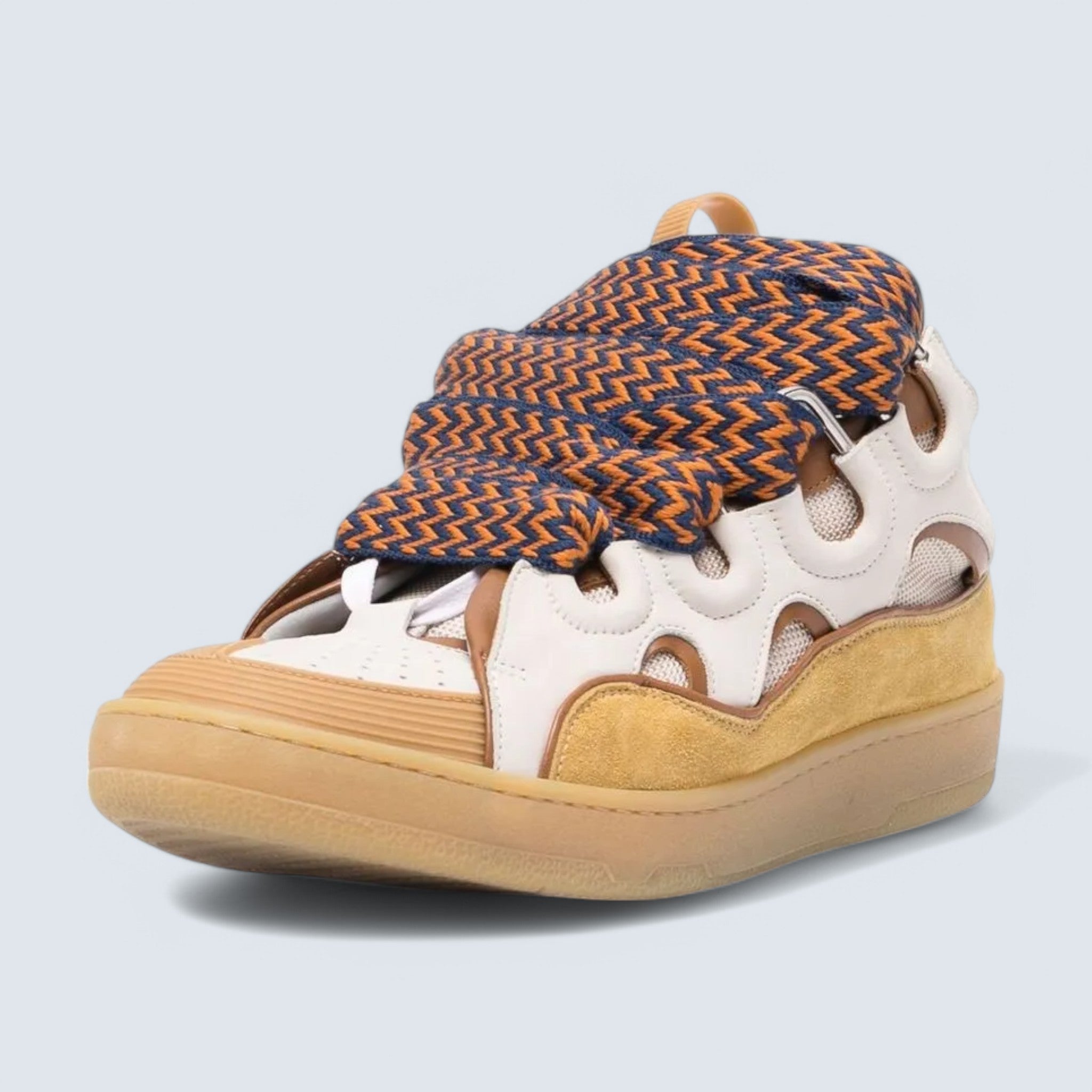 Curb Sneakers 'Beige Organic Leather'